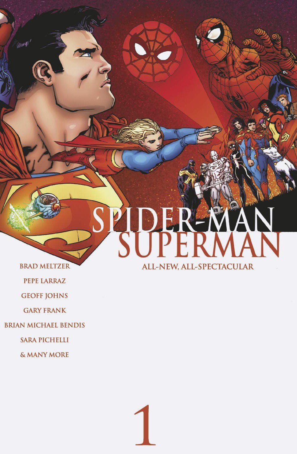 MARVEL/DC: SPIDER-MAN/SUPERMAN #1 GIUSEPPE CAMUNCOLI HOMAGE VARIANT[1:25]