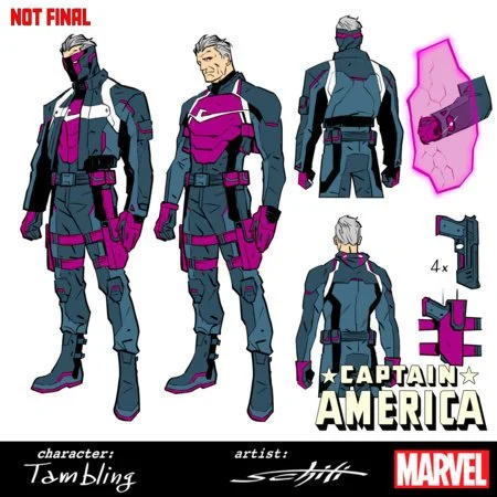 CAPTAIN AMERICA #8 VALERIO SCHITI DESIGN VARIANT [1:10 Inc Var]