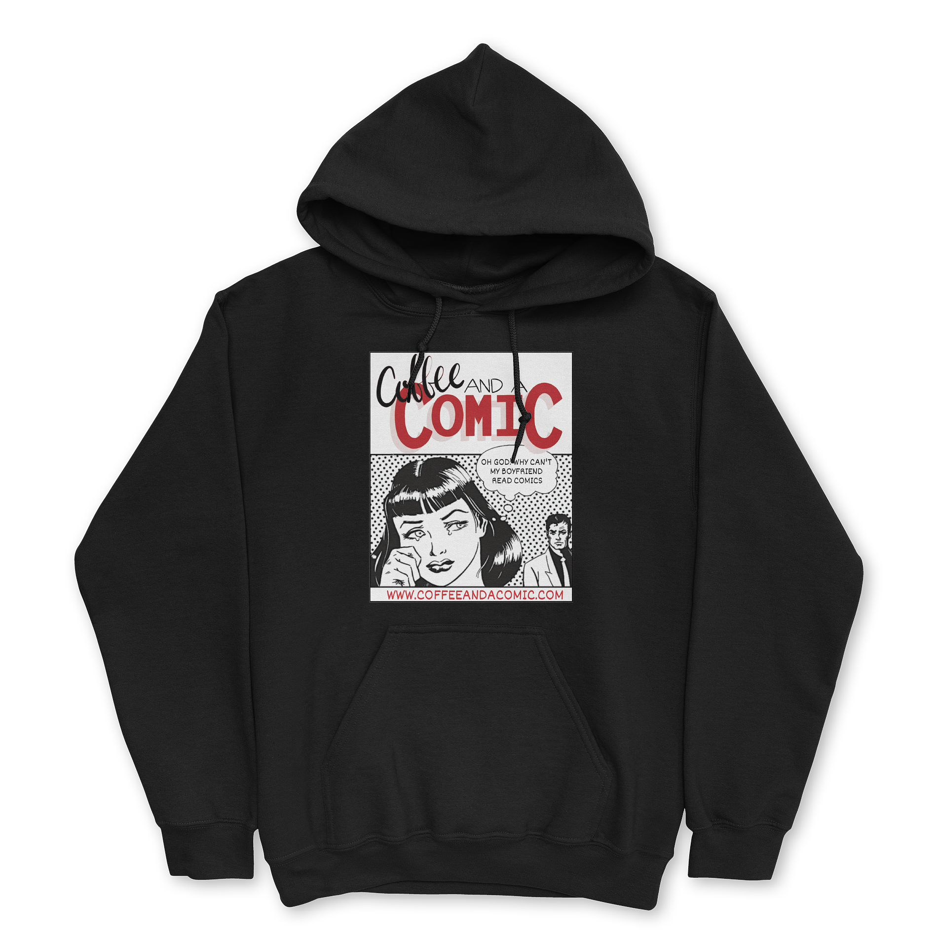 'Why Can't My Boyfriend Read' Comic Hoodie
