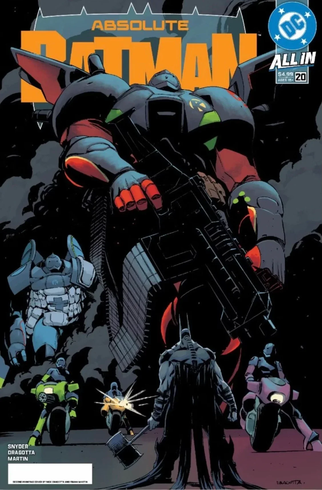 Absolute Batman #20 Second Print - Nick Dragotta Cover A