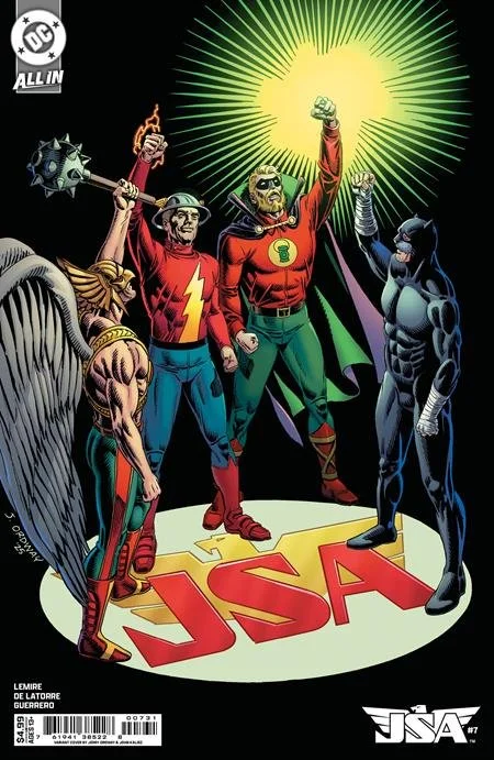 JSA #7 CVR C Jerry Ordway Card Stock Variant