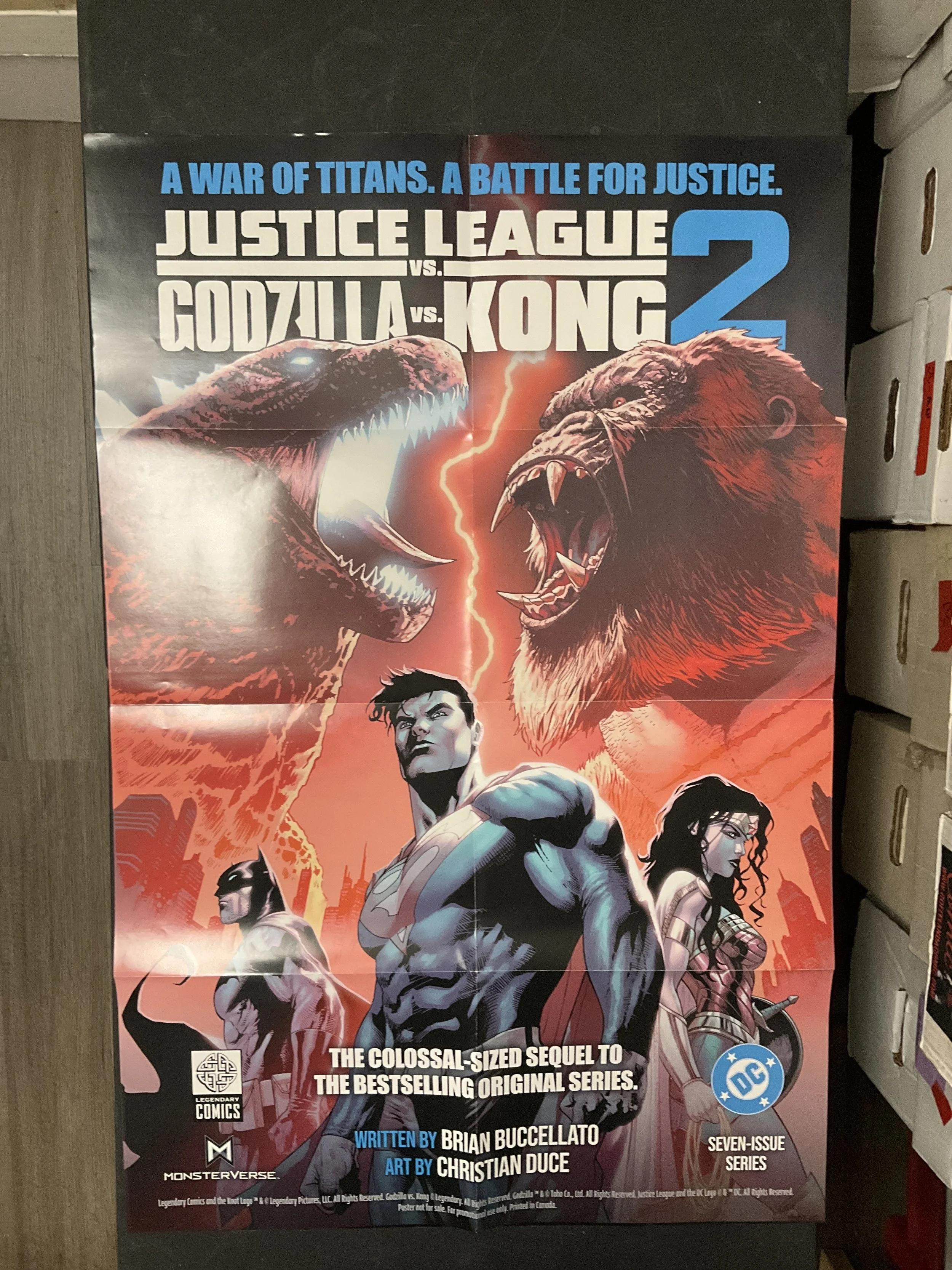 JUSTICE LEAGUE vs GODZILLA vs KONG 2 - Promo Poster