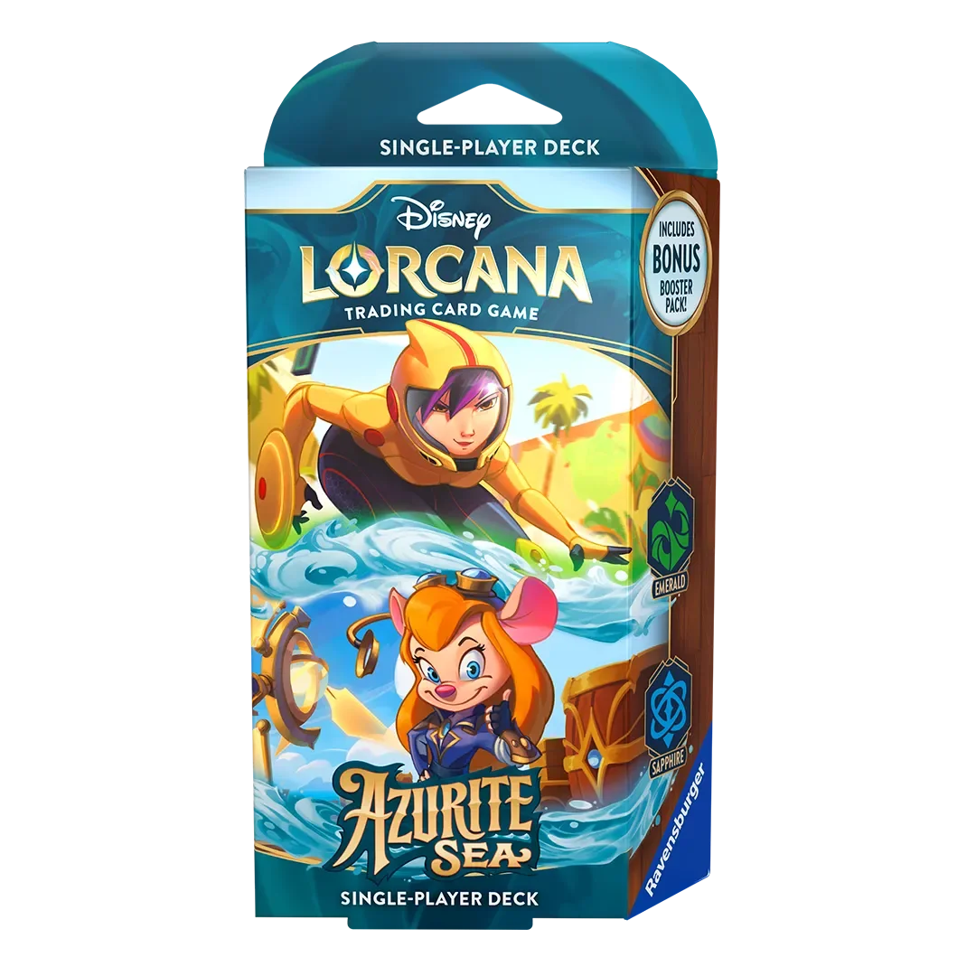 Disney Lorcana: Azurite Sea Starter Deck [Emerald & Sapphire]