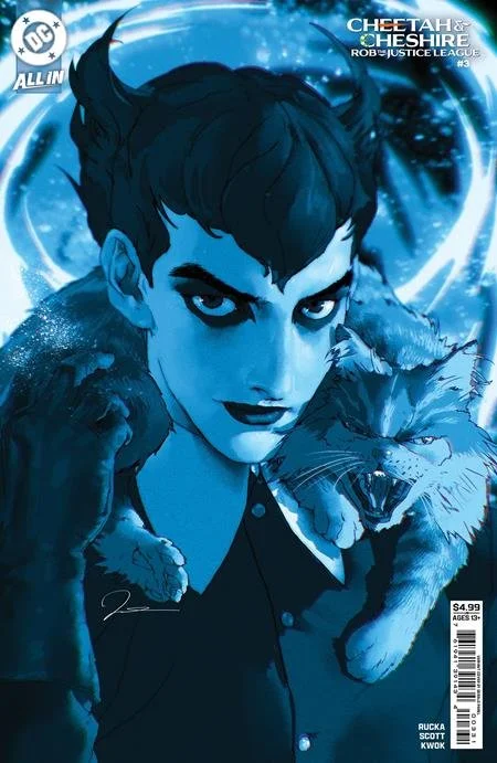 CHEETAH AND CHESHIRE ROB THE JUSTICE LEAGUE #3 (OF 6) CVR B GERALD PAREL CARD STOCK VAR