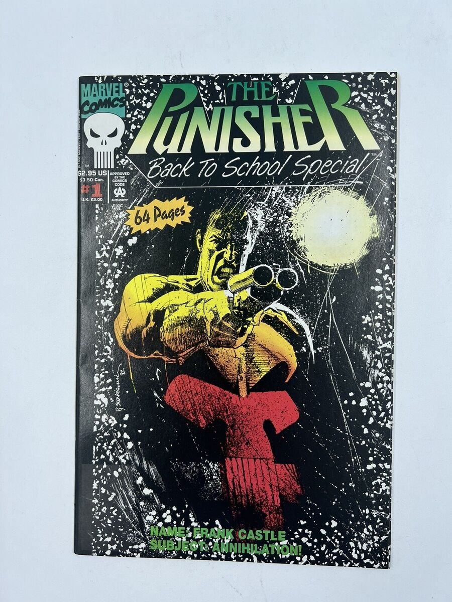 The Punisher Back to School Special #1 (1992) – Raw Copy | Fine (FN) Condition