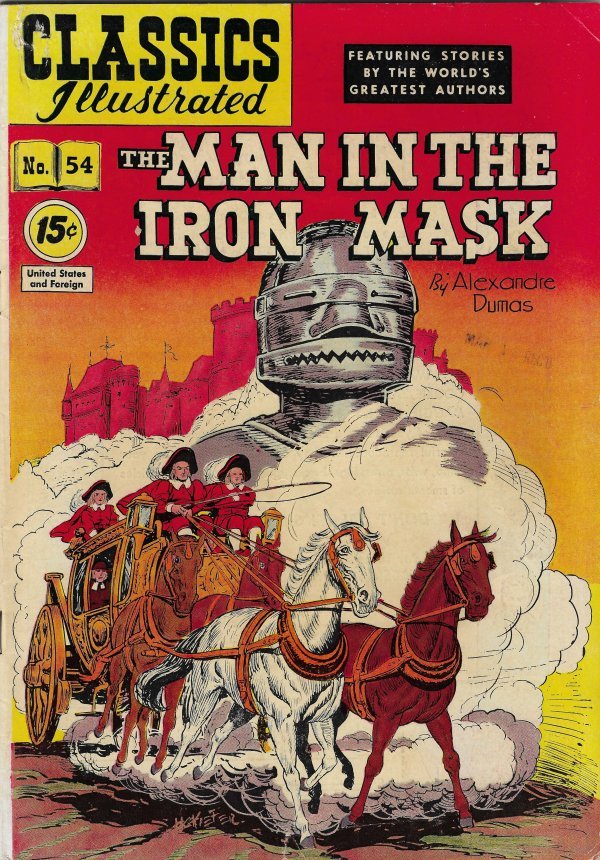 Classics Illustrated #54: The Man in the Iron Mask