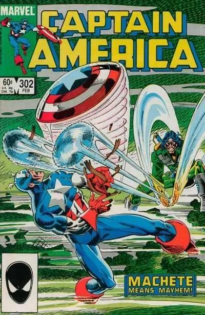 Captain America #302 - Machete Means Mayhem!
