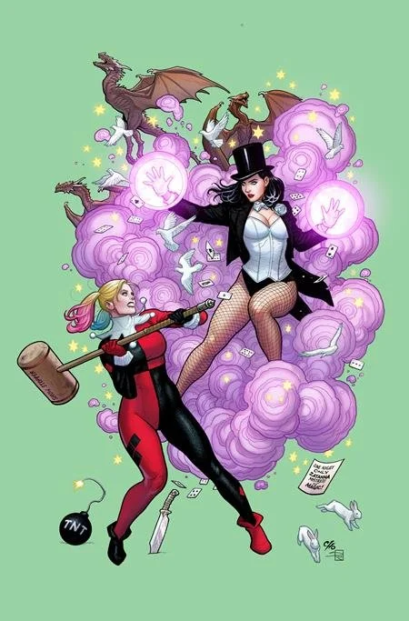 DC K.O. HARLEY QUINN VS [REDACTED] #1 (ONE SHOT) CVR B FRANK CHO CARD STOCK VAR	