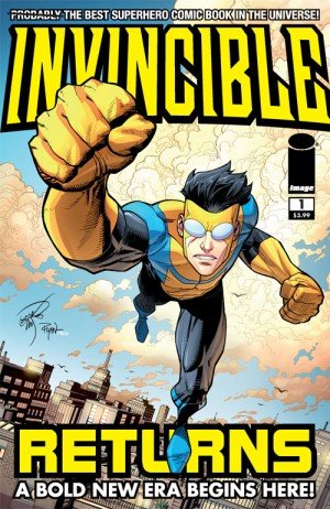 Invincible Returns #1: Erik Larsen 1:25 Variant (first print)