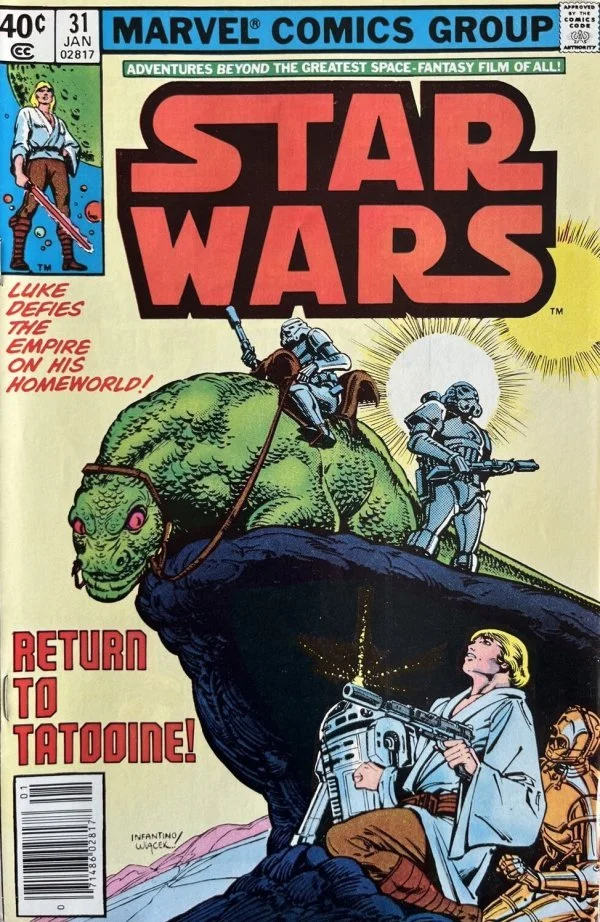 Star Wars #31 Newsstand Edition Comic