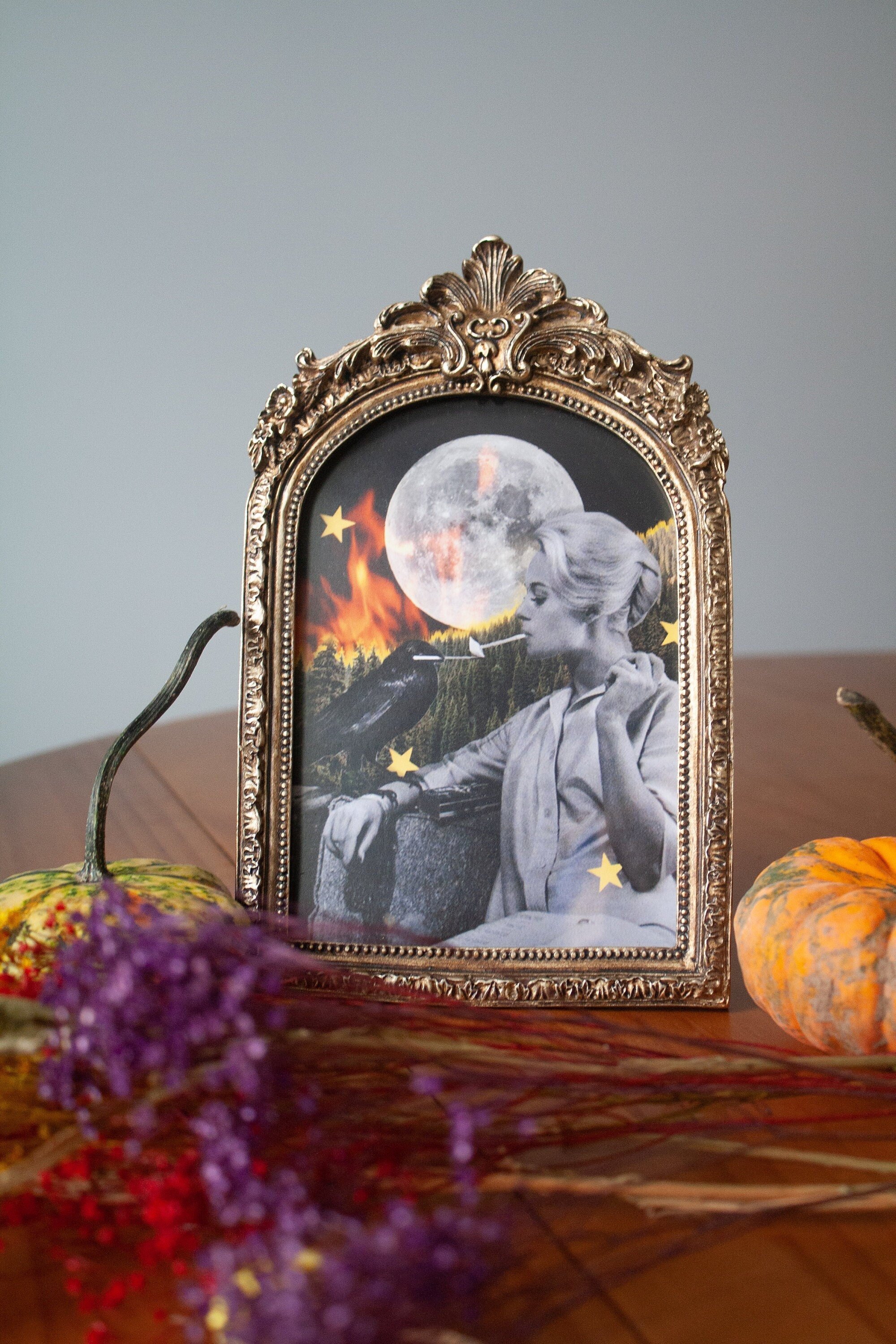 Partner in Crime Framed Collage Print