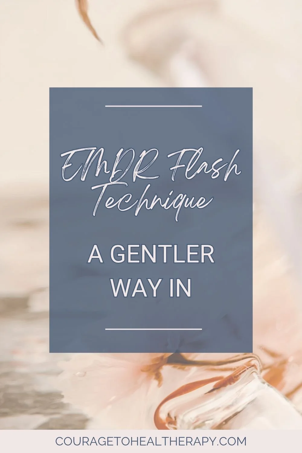 EMDR Flash Technique: A Gentler Way In
