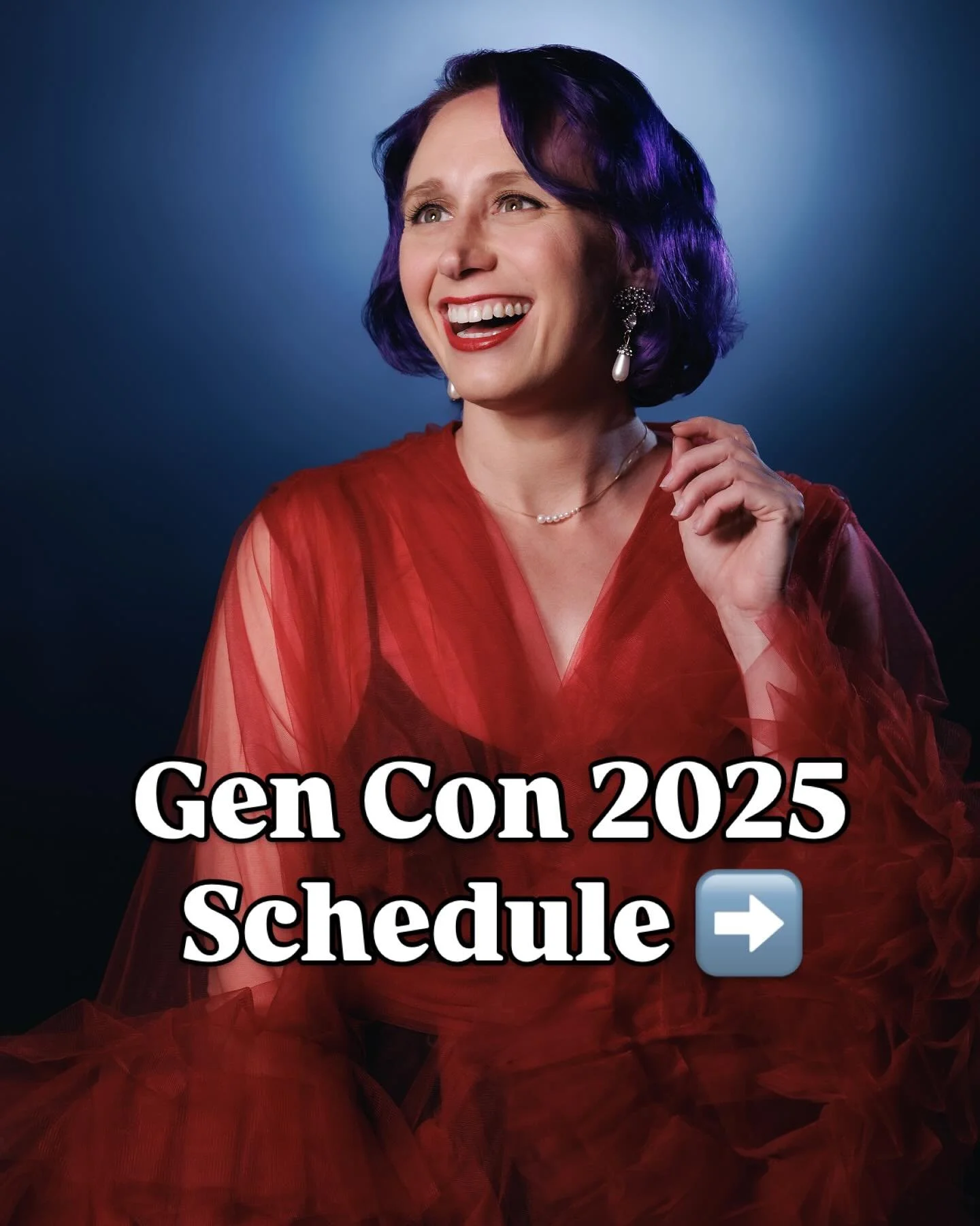Swipe for my full Gen Con schedule!
Shows and workshops and&hellip;
Now including some autograph/selfie opportunities!
Link to full schedule in bio @vorpahlsword