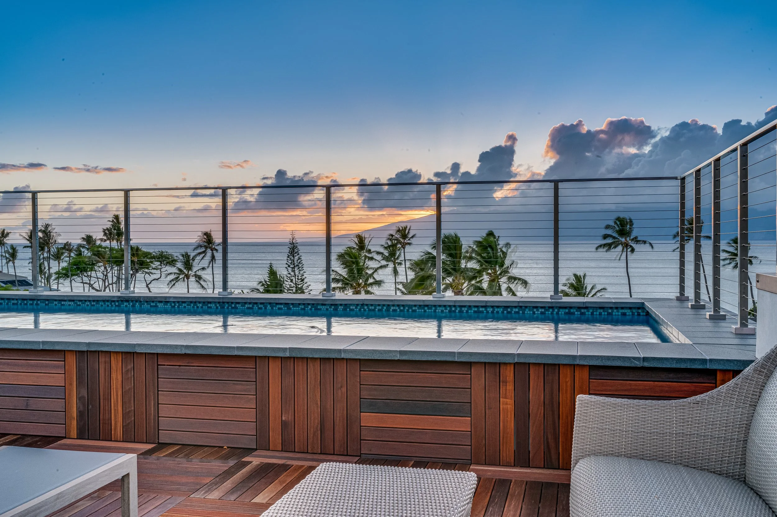 Rooftop Pool in Napili, Hawaii