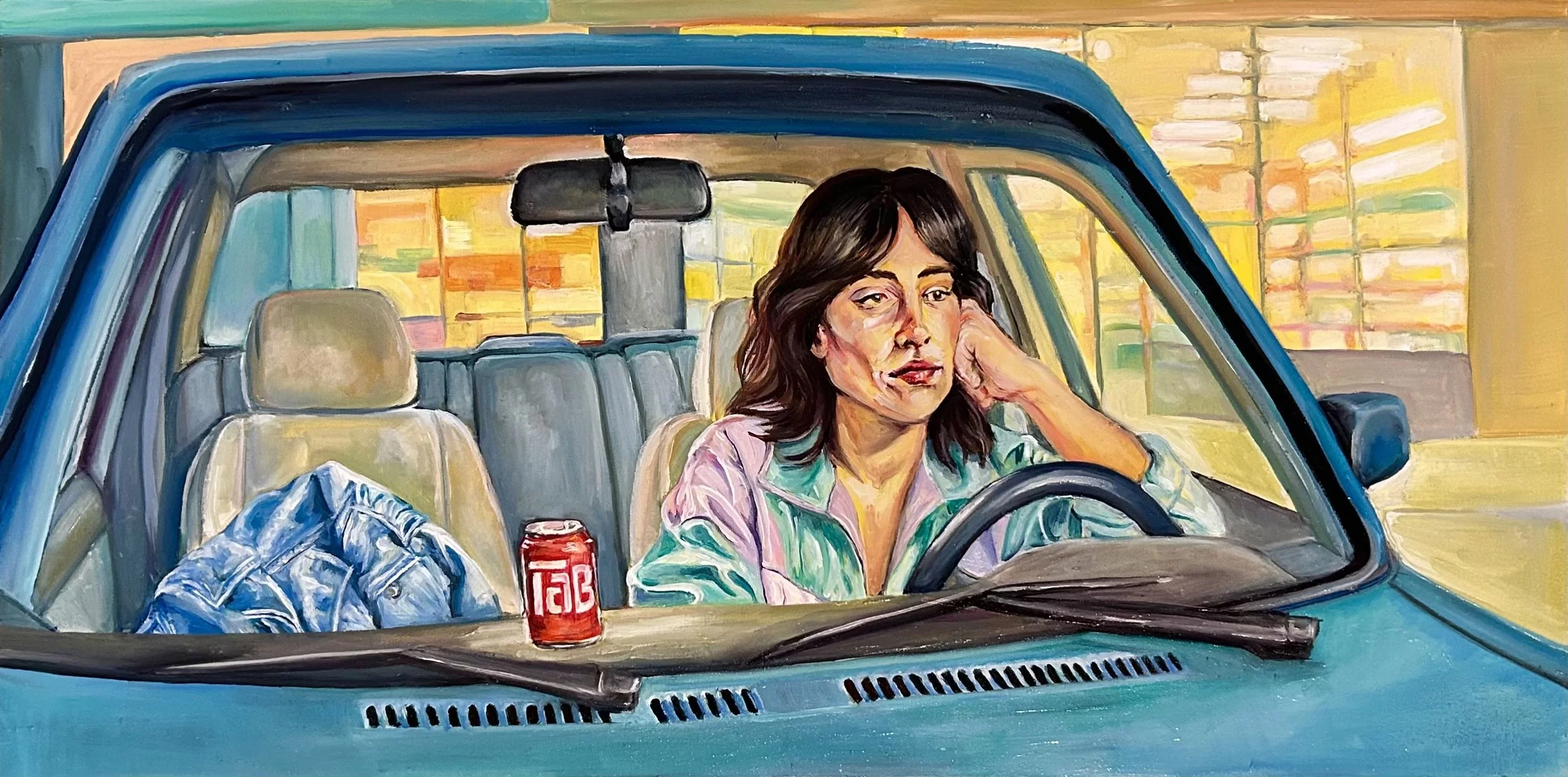 Mercury Vapor, 18x36 inches, oil on canvas