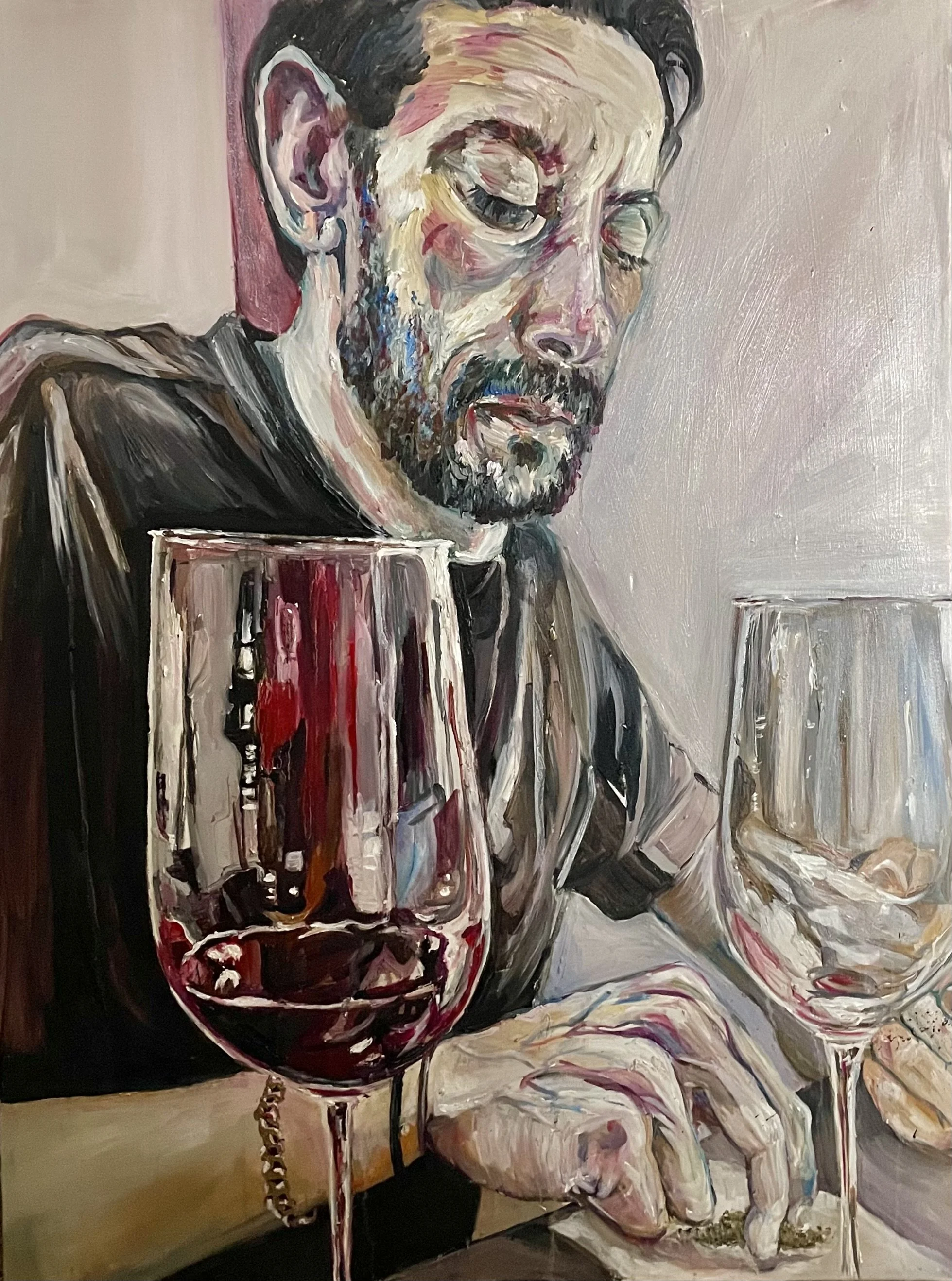 Amaranth, 48x36 inches, oil on canvas