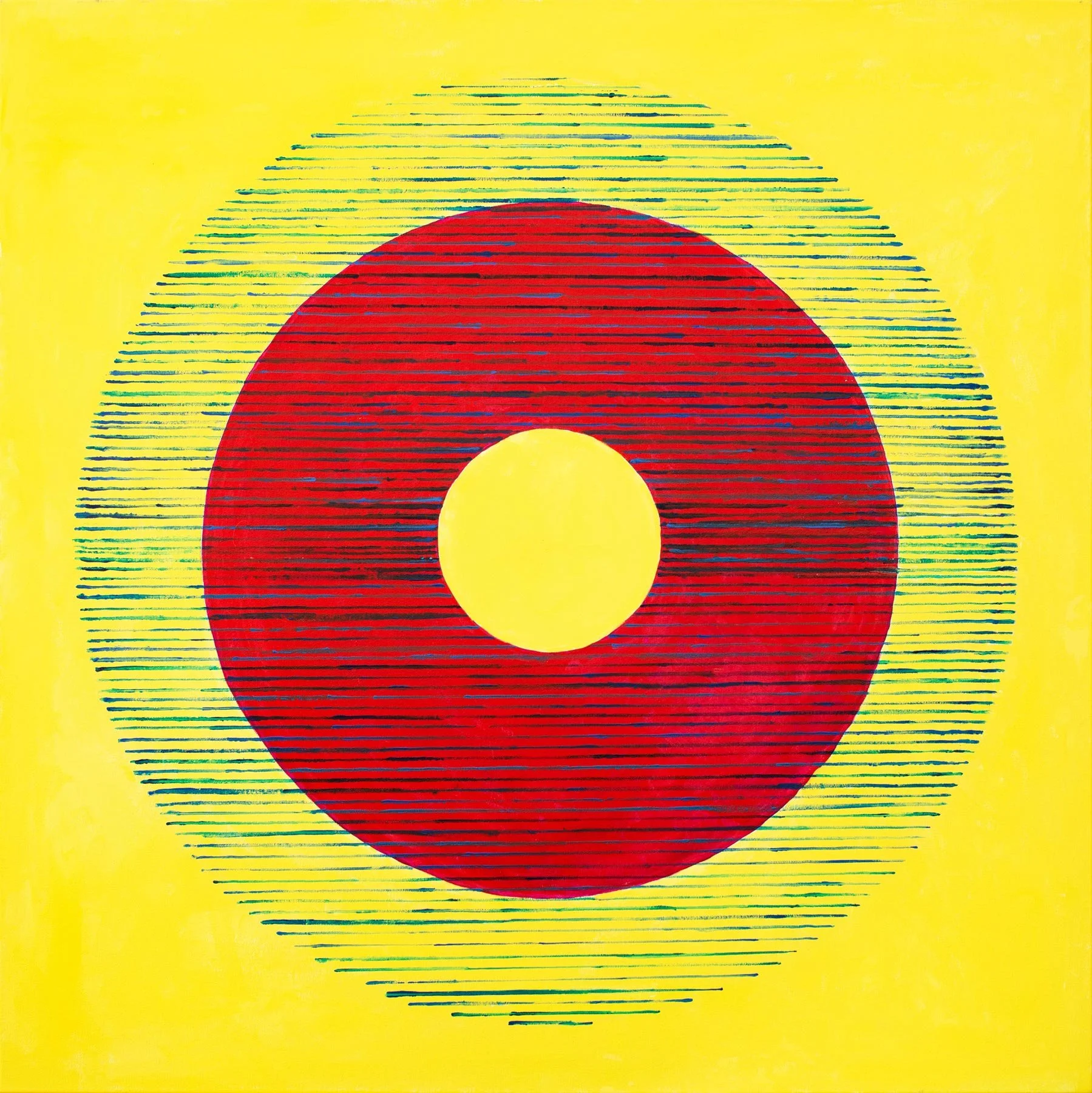 Ray, Acrylic on Canvas, 36"x36"