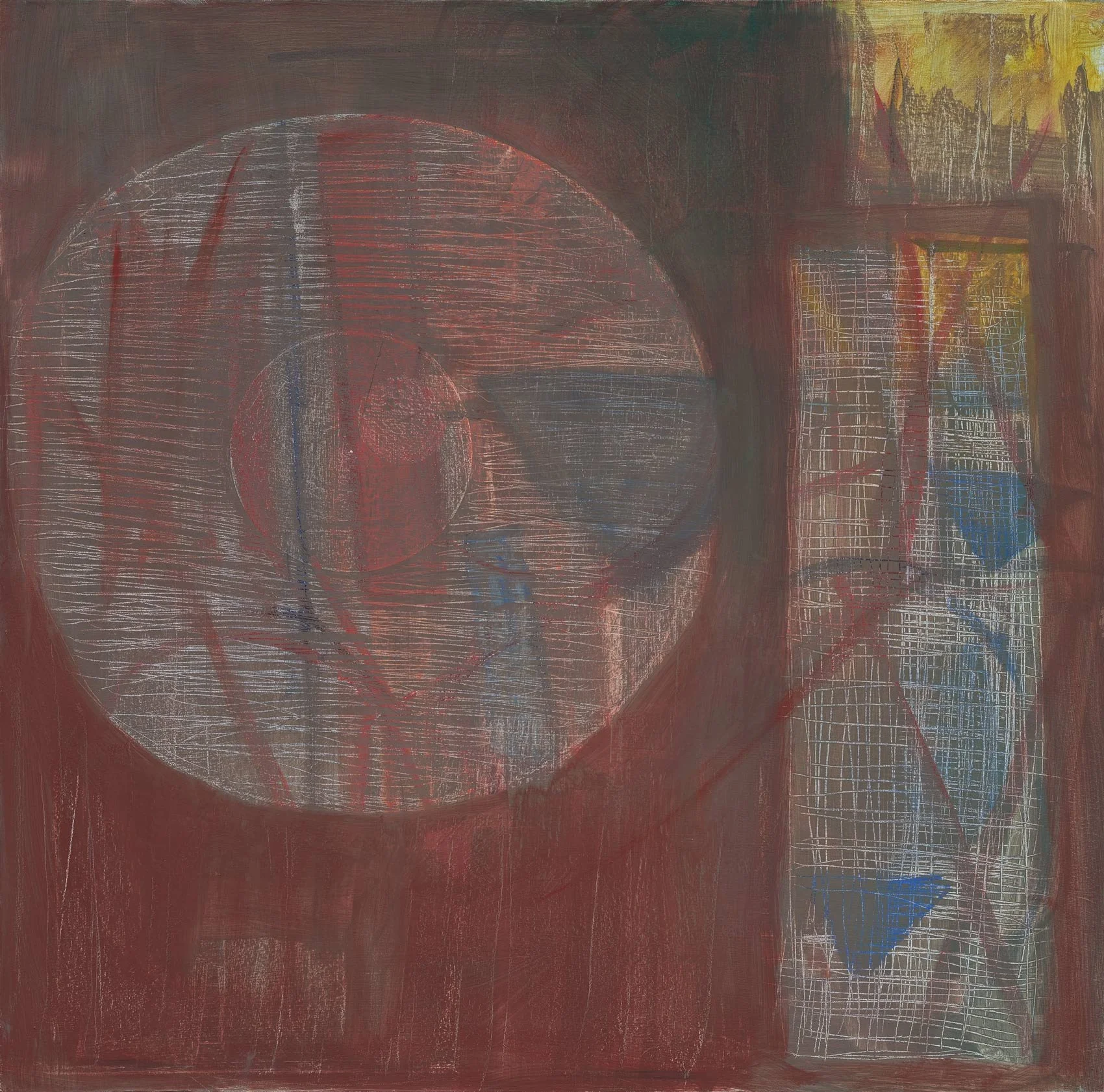 Screen, Oil on Canvas, 36"x36"