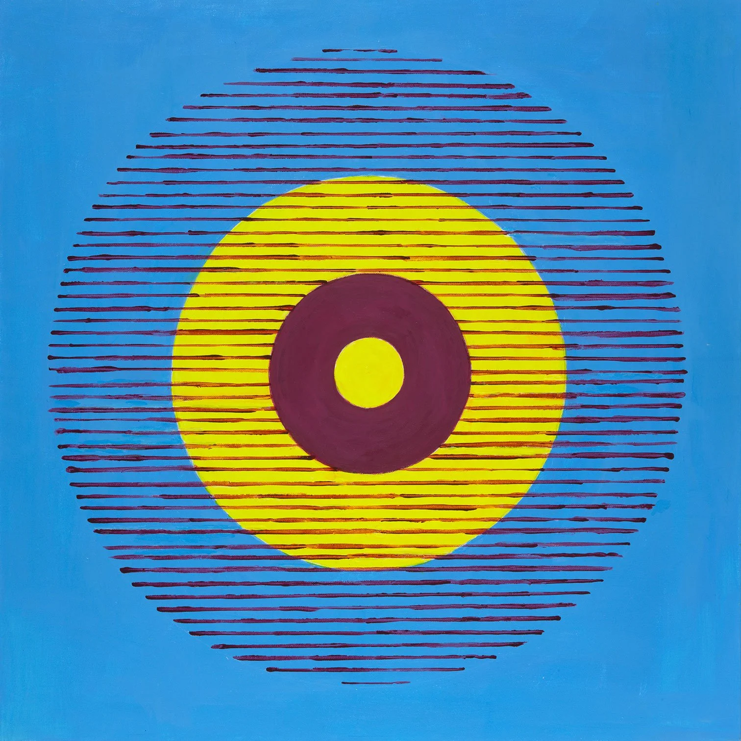 Emblazon, Acrylic on Canvas, 30" x30"