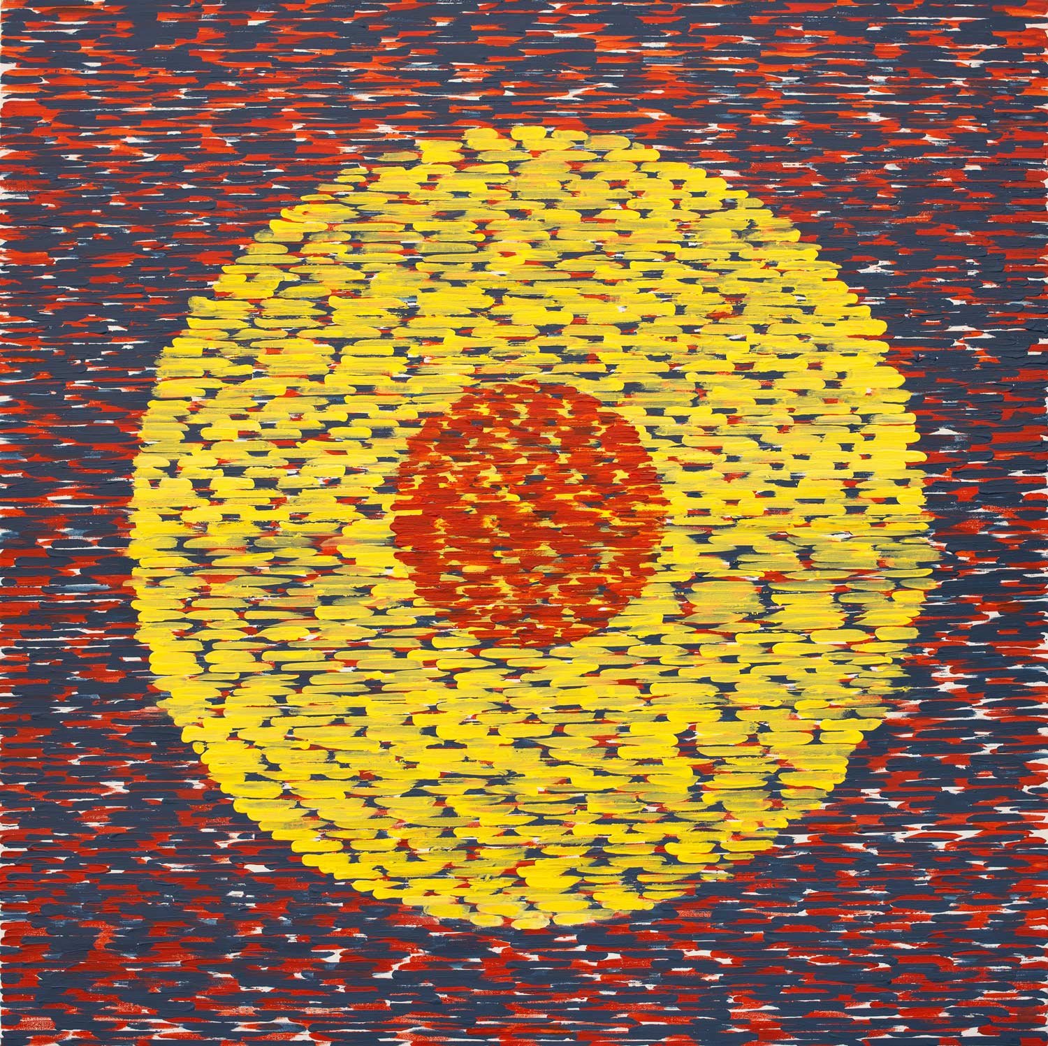 Water and Sunlight, Acrylic on Canvas, 36"x36"