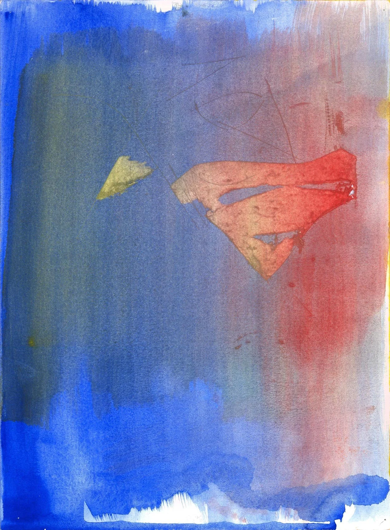 Vortex, Watercolor on Paper, 15"x11"