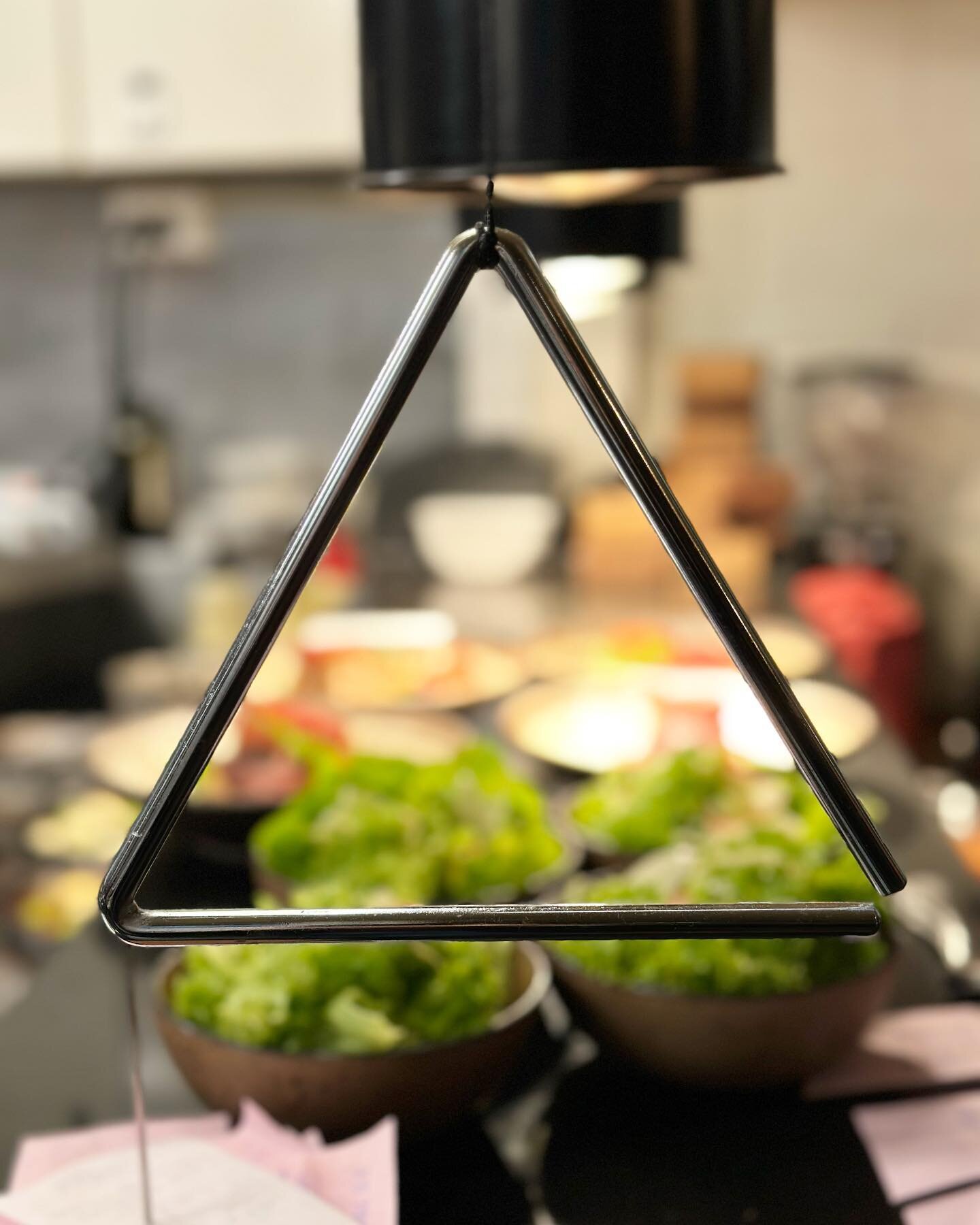 Ever worked in hospo &amp; heard the service bell in your sleep? 

We replaced it with a triangle at arc &amp; we&rsquo;ve never looked back 🔼