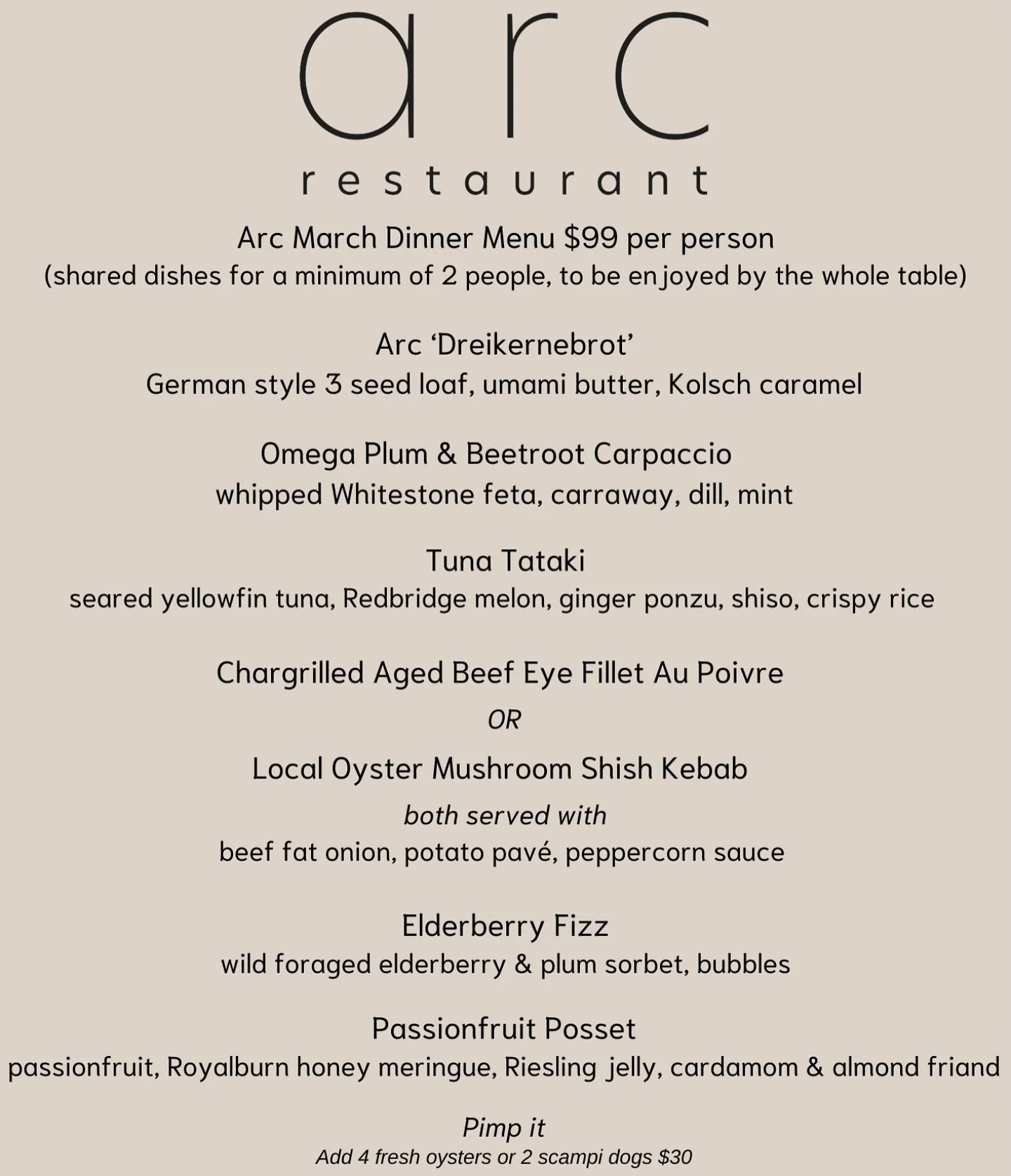 Here we go! The new March Set Dinner Menu 

Six courses of local, seasonal treats. Can&rsquo;t wait to hear what you guys think 😄