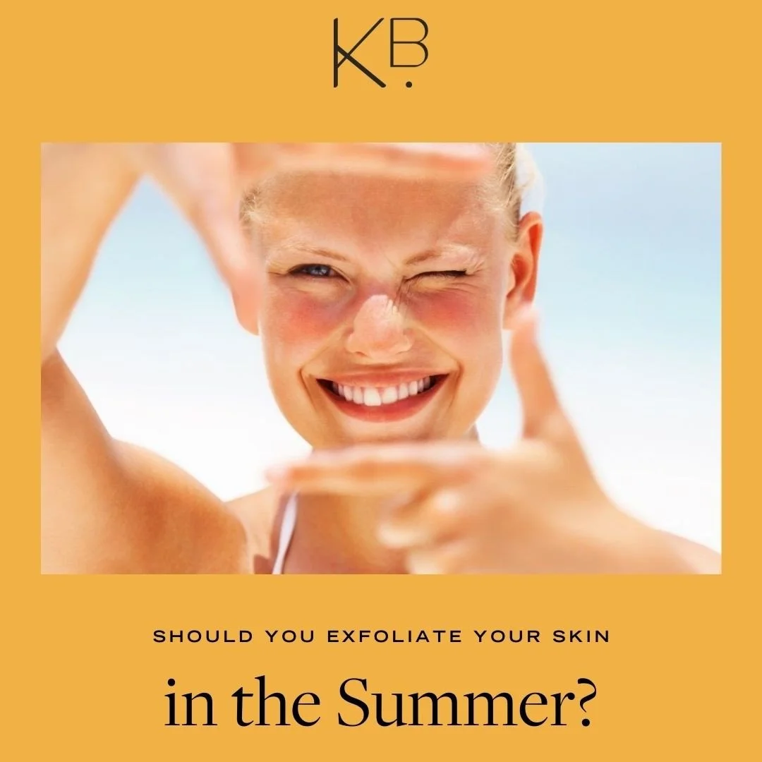Exfoliating in the summer is a crucial step in maintaining healthy, radiant skin, even though it might seem counterintuitive with increased sun exposure! ☀️