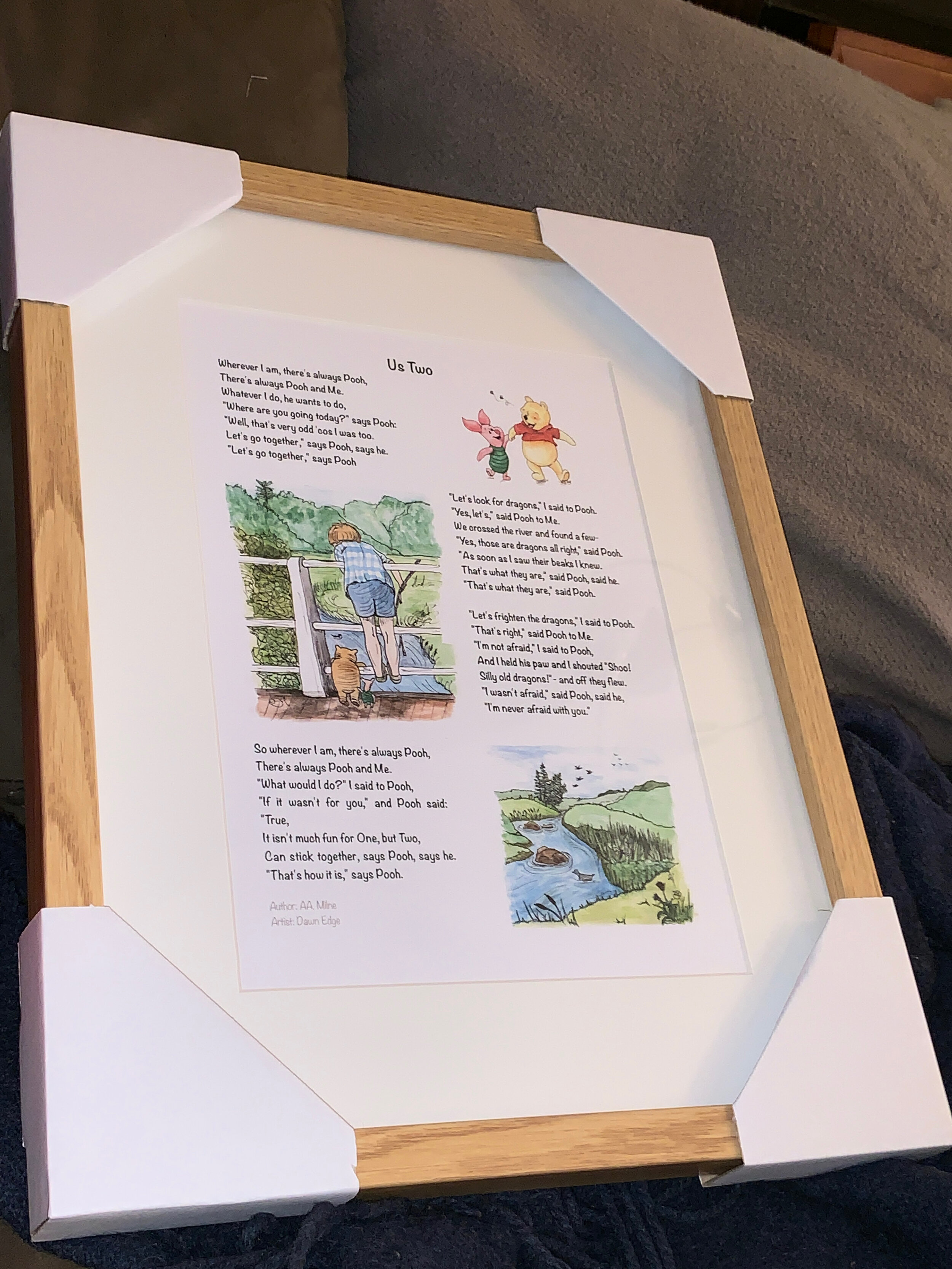 Wedding Poem Illustrated and Framed