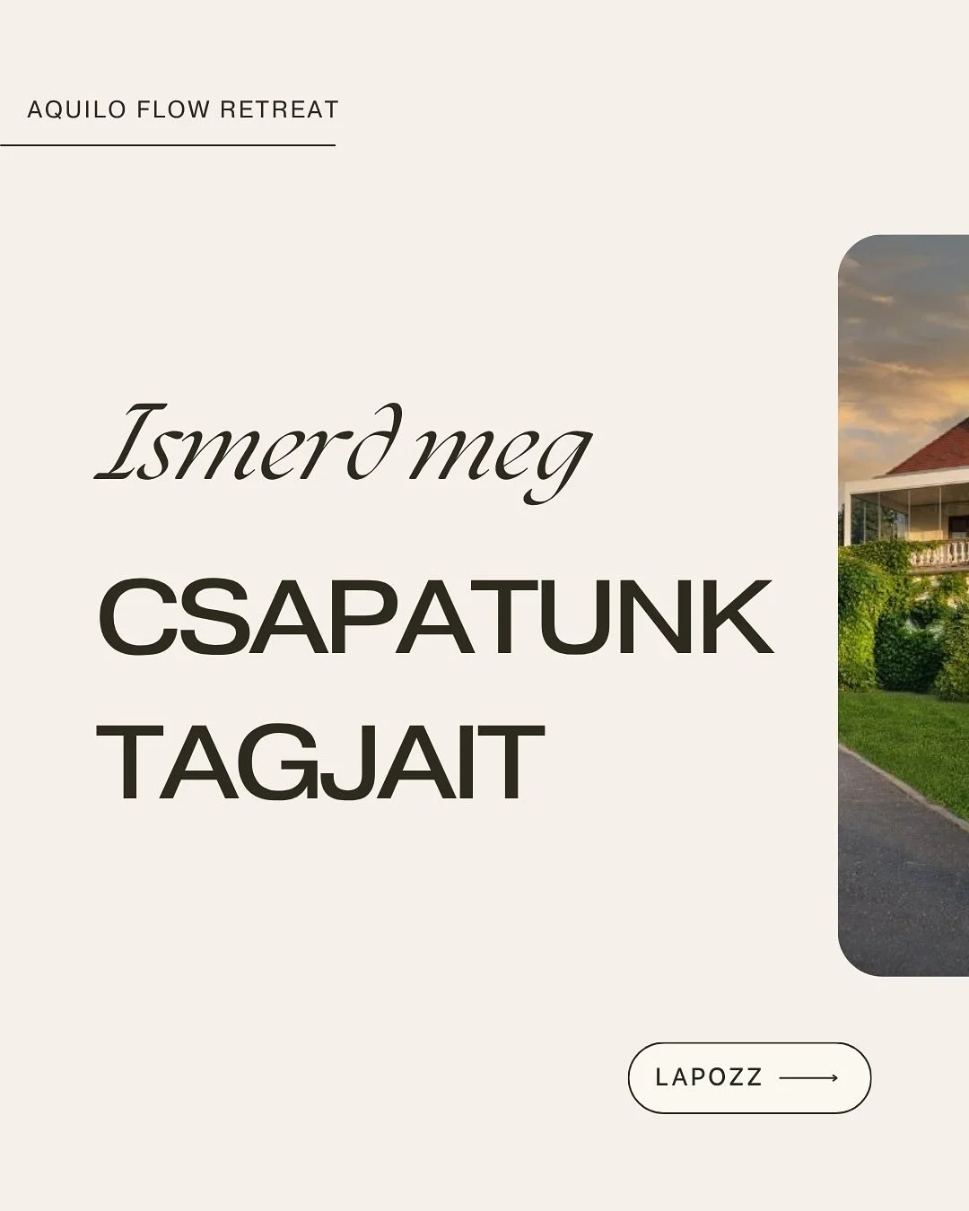 Tarts vel&uuml;nk az elvonul&aacute;son, ahol testet &ouml;lt a tudatoss&aacute;g &eacute;s megsz&uuml;lethet a vitalit&aacute;s egy &uacute;j szintje. Ez nemcsak egy felt&ouml;ltő h&eacute;tv&eacute;ge! Az Aquilo Flow Retreaten műk&ouml;dő &eacute;s