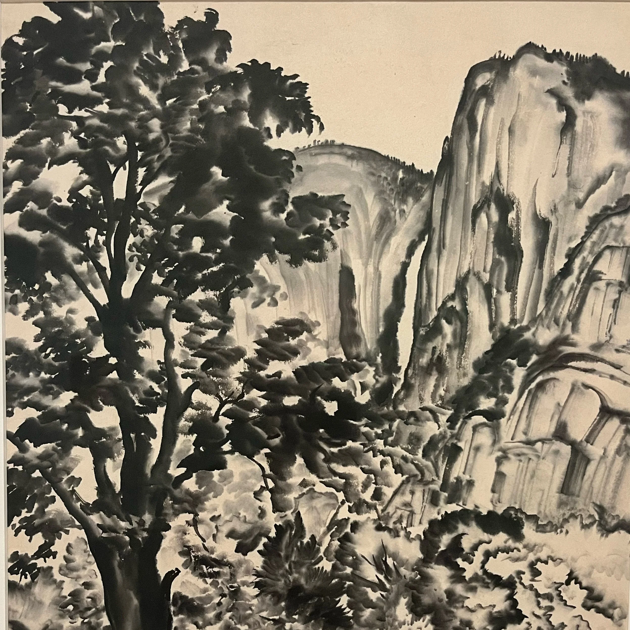 Yosemite Falls by Chiura Obata