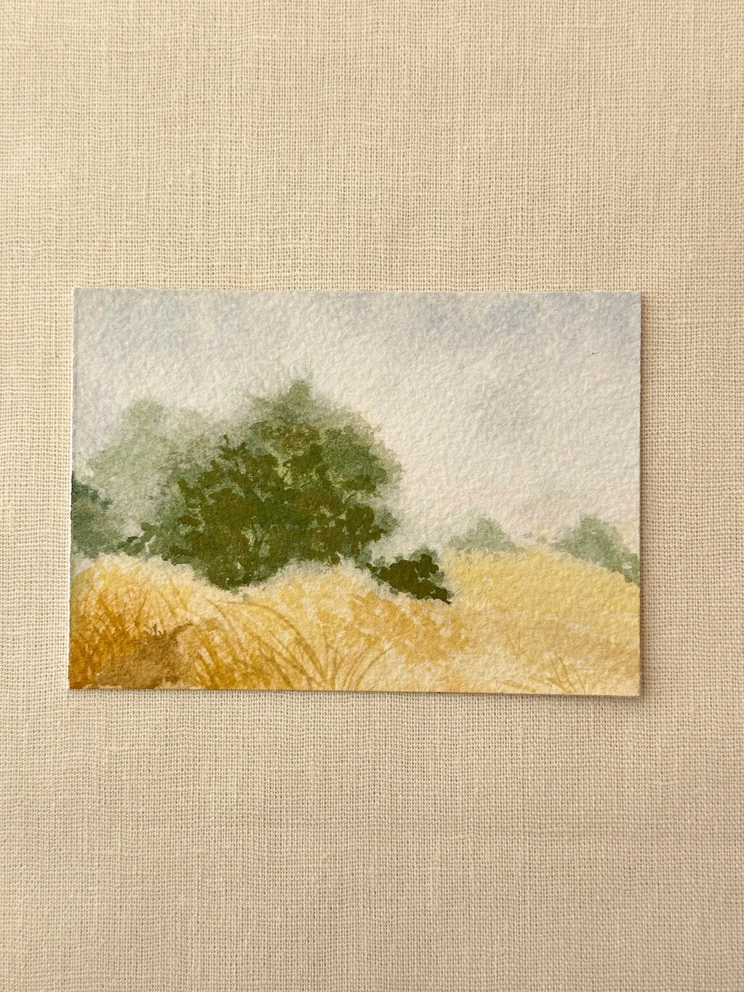 "Misty Mornings" Watercolor Original