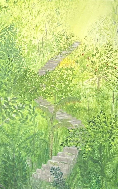 Jungle stairs