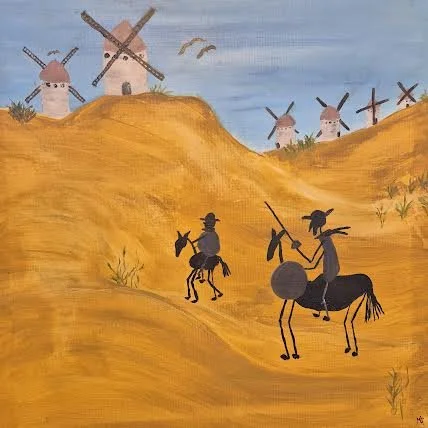 Don Quijote vs the windmills