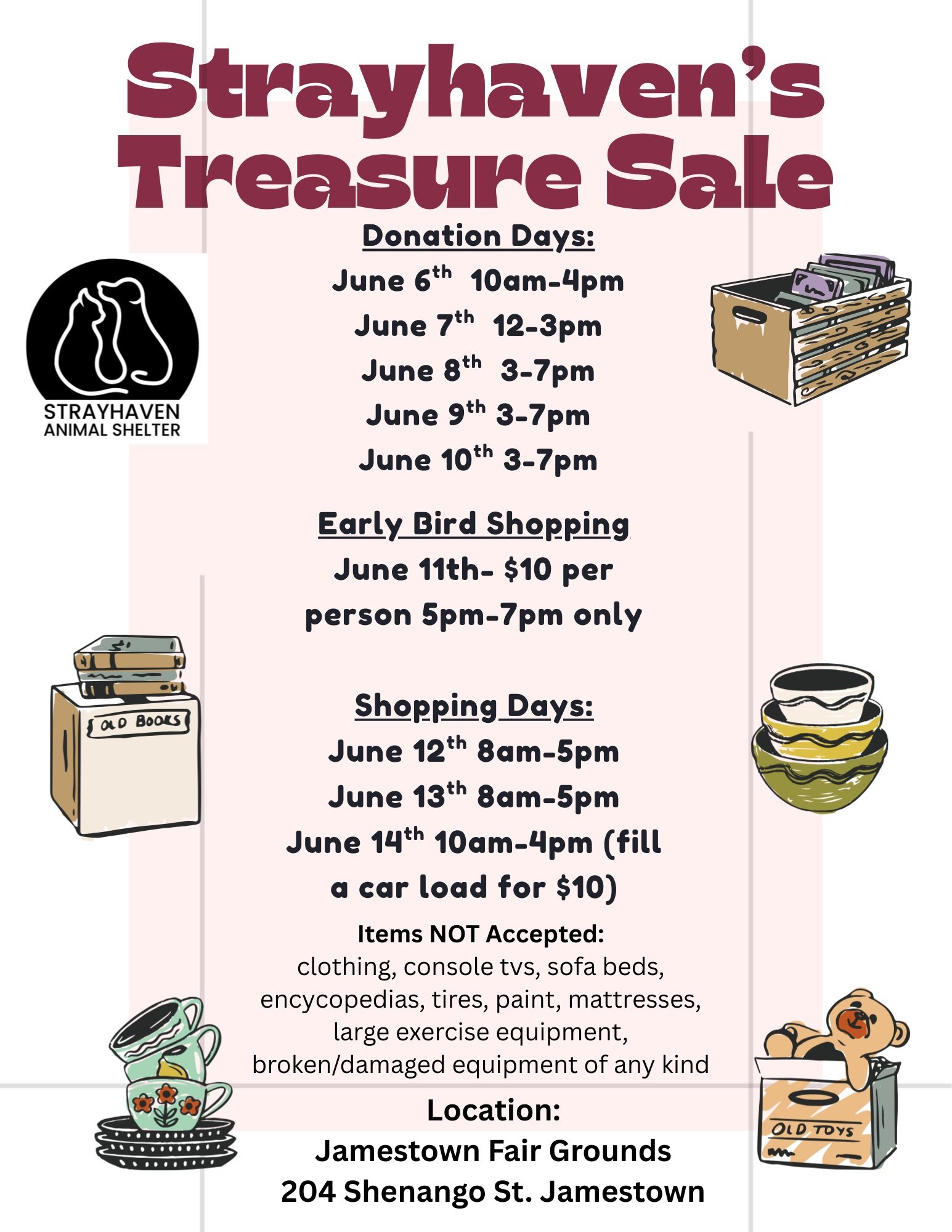 Strayhaven Treasure Sale