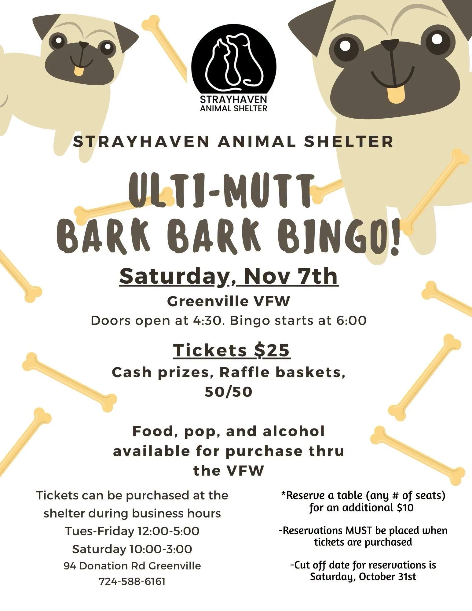 Ulti-Mutt Bark Bark Bingo