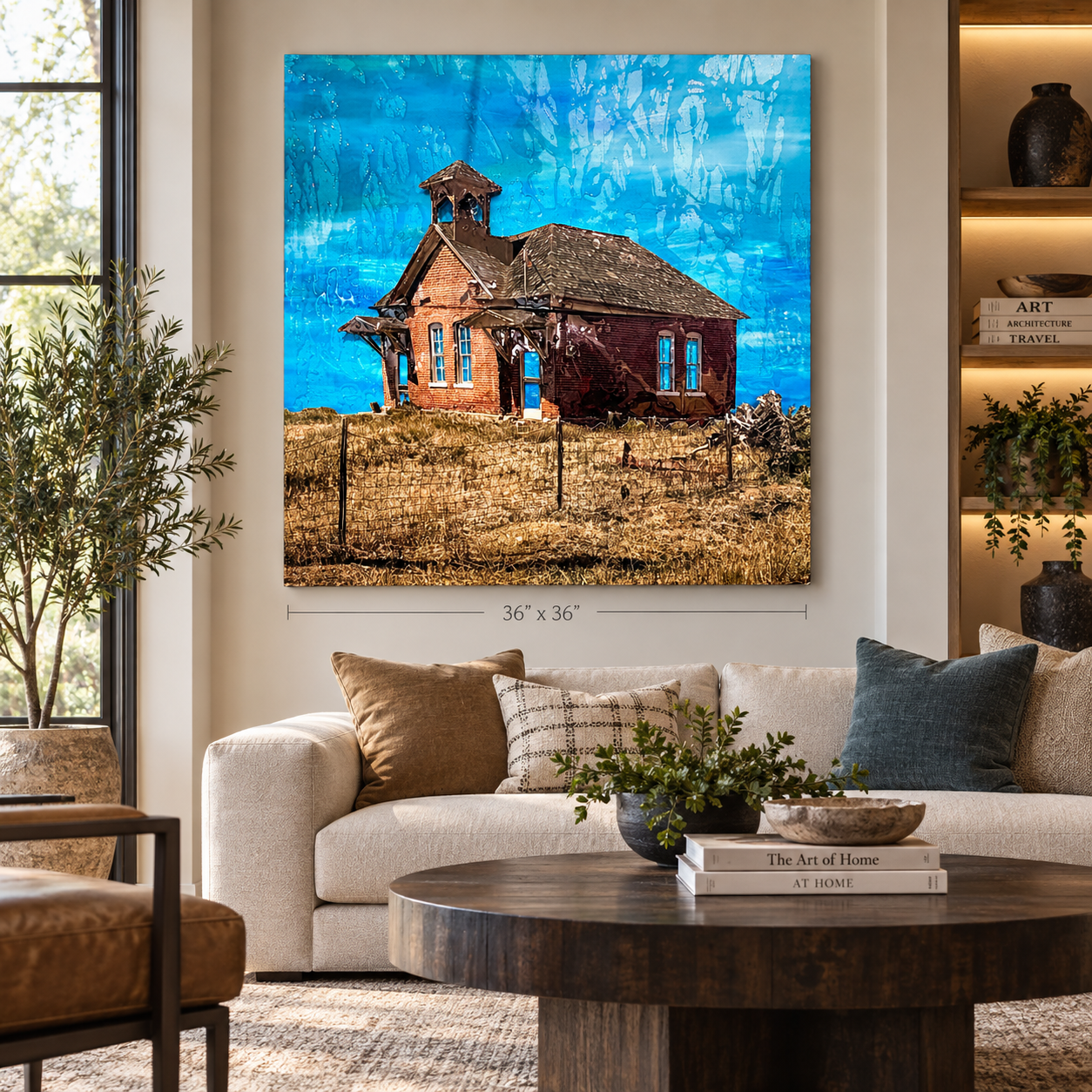 Little  Red Schoolhouse 35x36