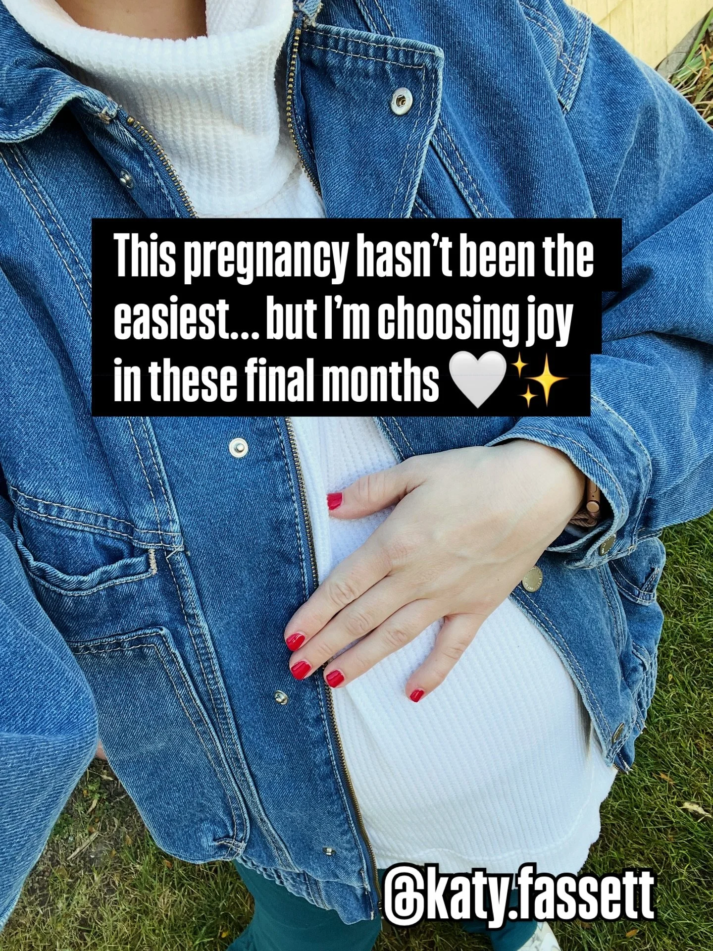 This pregnancy has been different.
Not bad, but heavier in some ways, physically and emotionally.

I found myself wishing away the weeks, just waiting for it to be over&hellip; and then I realized how much I&rsquo;d miss these moments.

So I&rsquo;ve