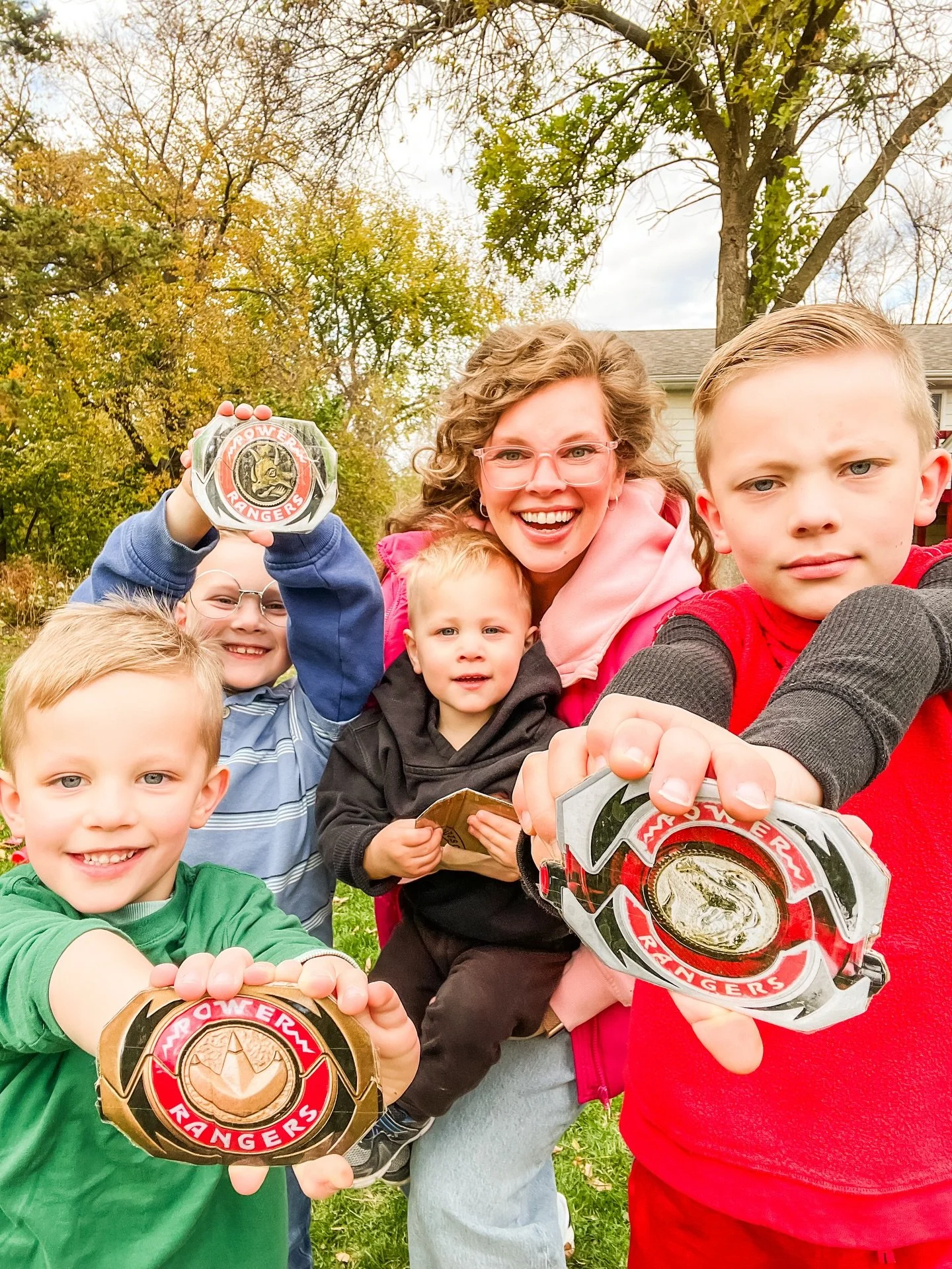 Power Rangers on their day off 🤓

If you didn&rsquo;t watch the show growing up, this may not make sense 😂 but my kids LOVE the show as much and Scott + I did as kids 🥰

We decided to take the path less traveled and dress up as the Power Rangers o