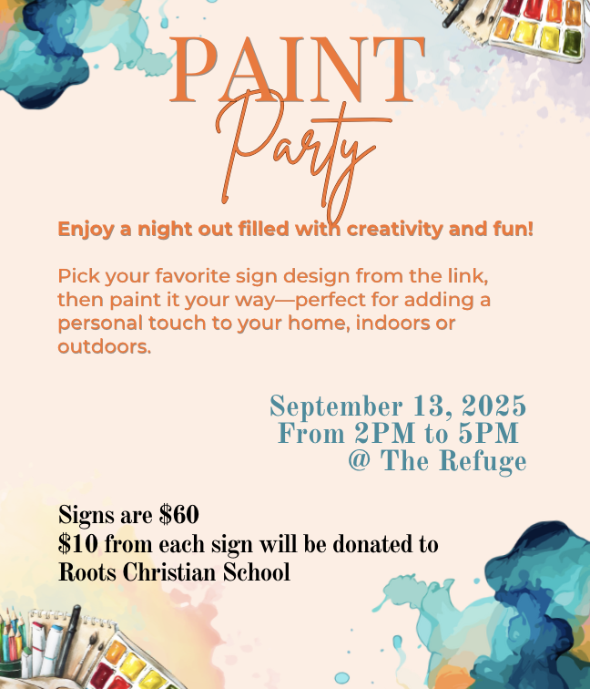 Paint Night Roots Fundraiser