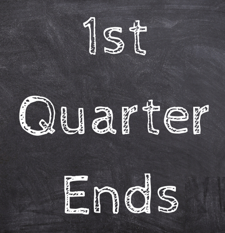End of Grading Quarter 1