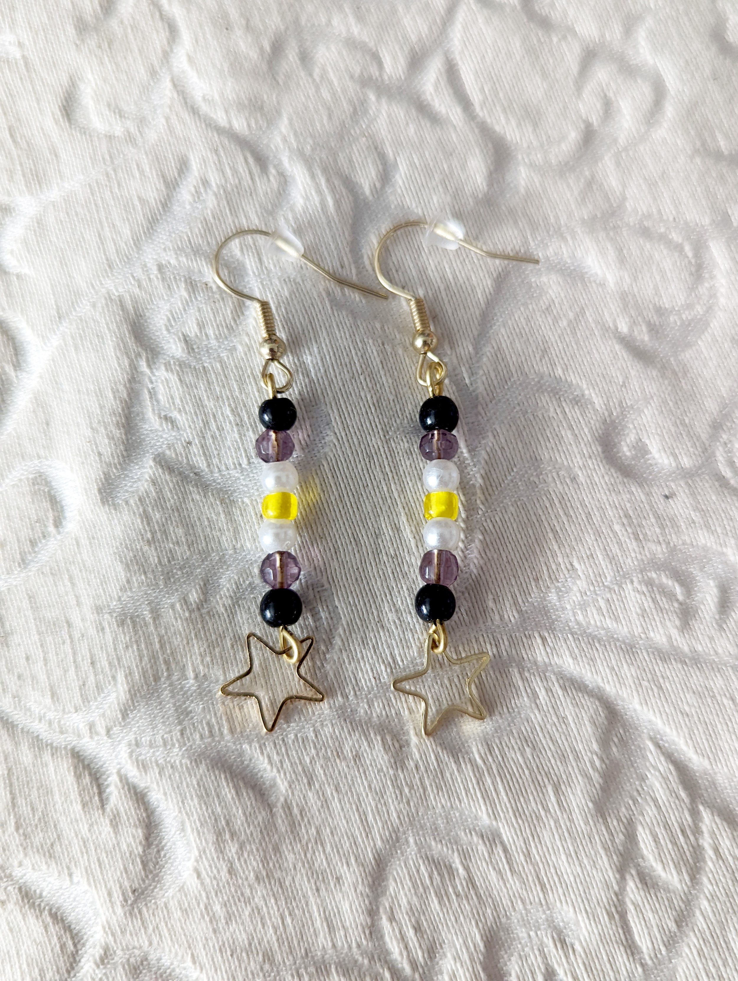 Nonbinary Star Earrings