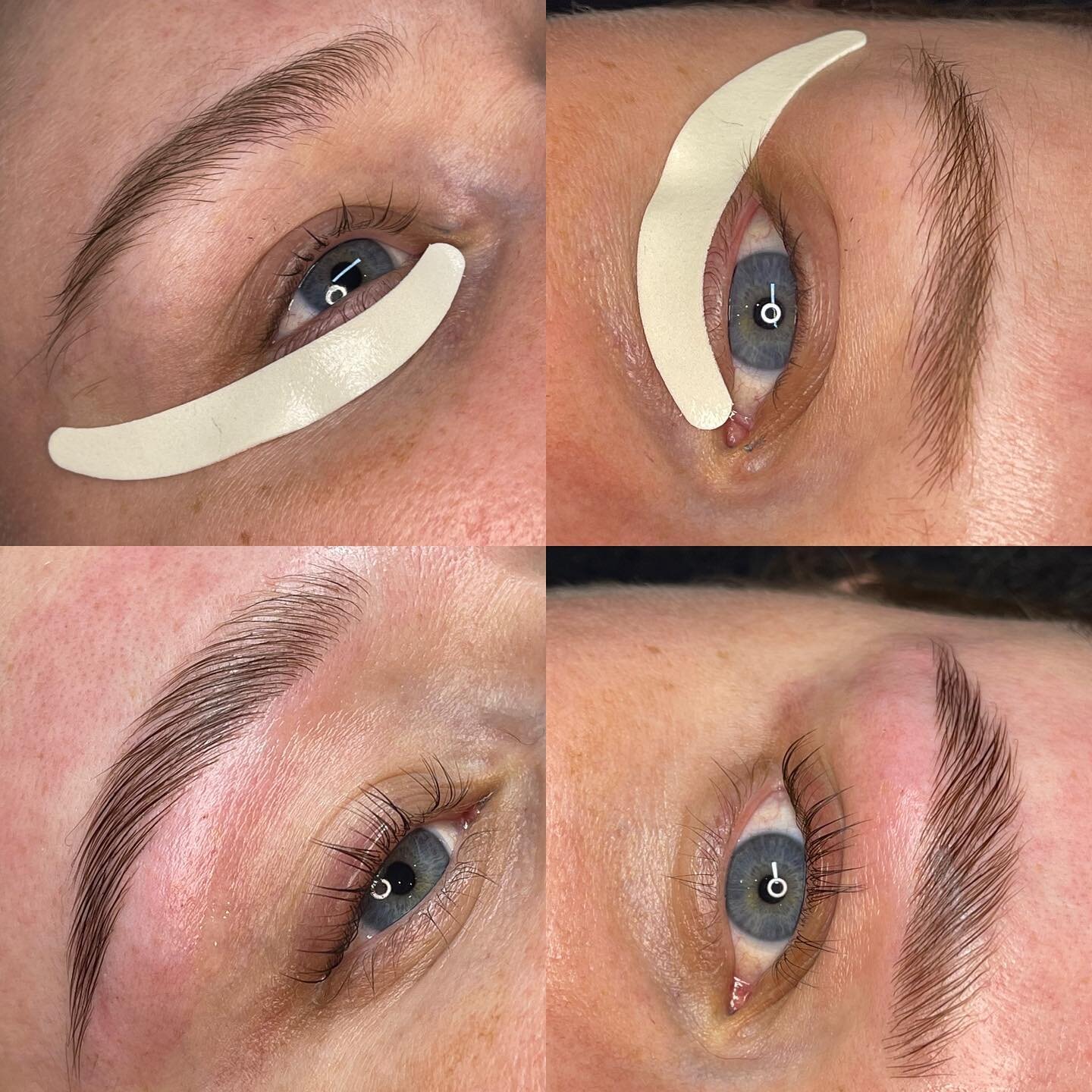 ✨Befores on top and afters on bottom✨ Full brow and eye make over. Consists on lash lift and tint, and a brow lamination, wax and tint. 

#lashes #lashlift #lashliftseattle #lashliftandtint #seattlelashes #brows #browlamination #browtint #browtransfo