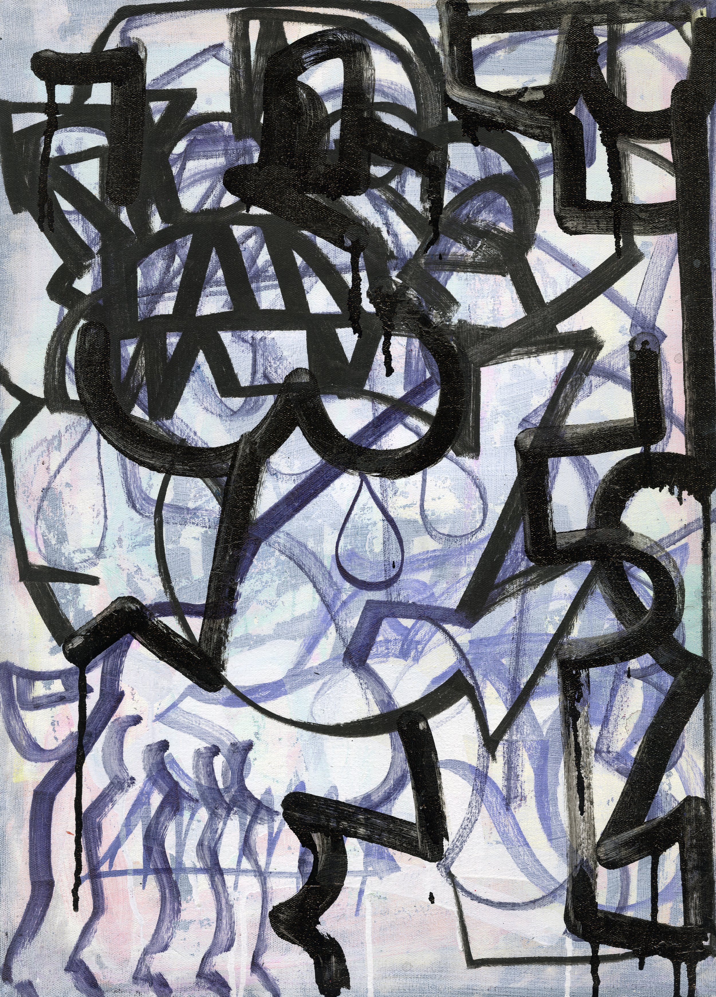 18x24 Paint Marker on Canvas