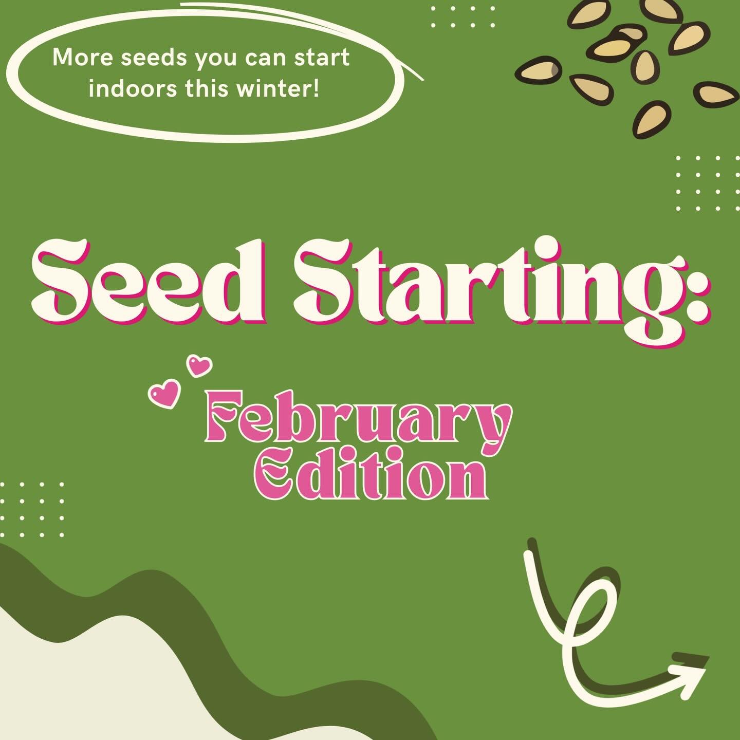 Another month is here and we have more seed starting suggestions to share! As we covered last month, Canada has a shorter growing season, so starting plants indoors can allow for more growing time. Especially in climates like Alberta! 

This February