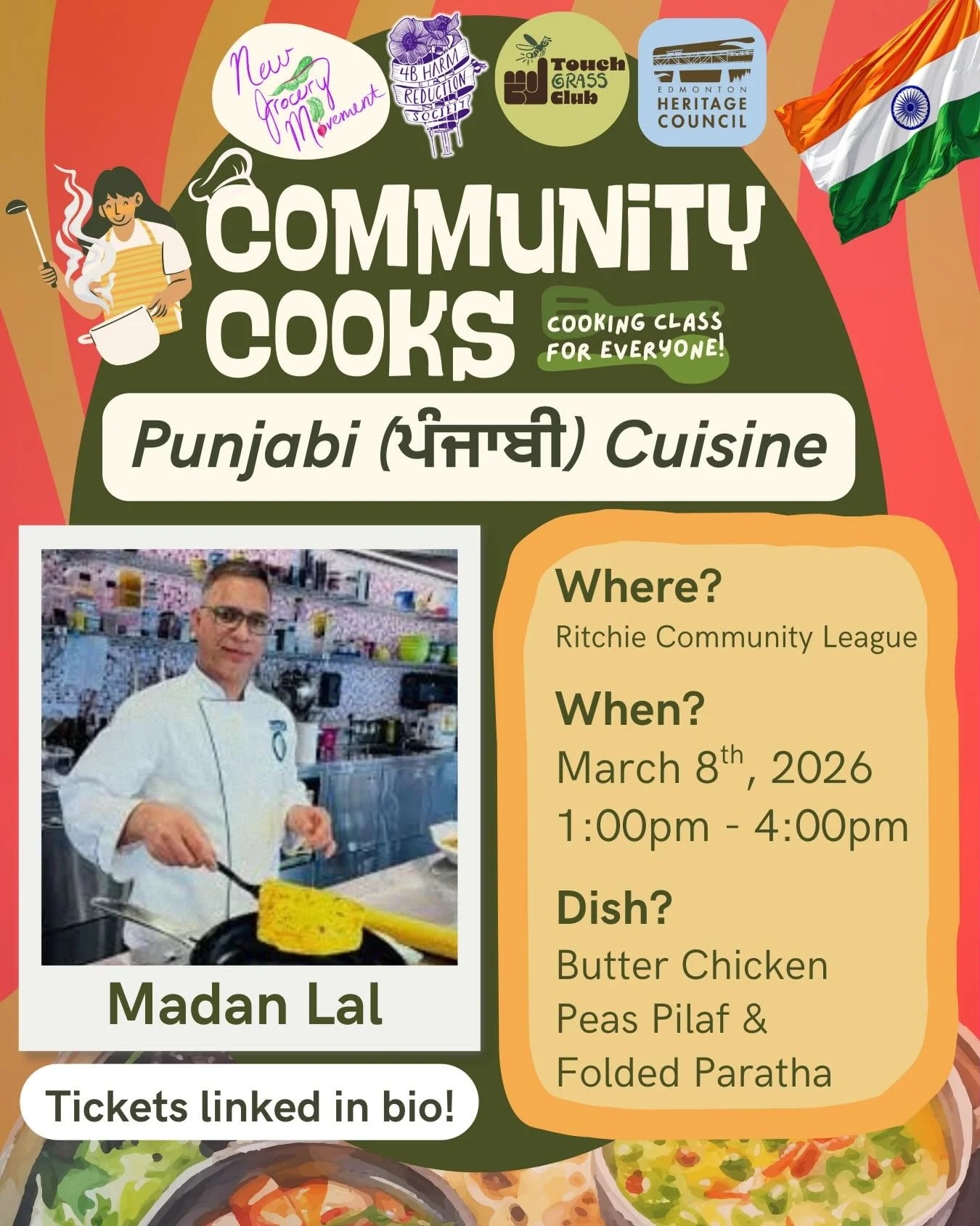 You are invited to our second Community Cooks Class on March 8! In case you missed it, our very first Community Cooks class launches tomorrow, February 25! We are excited to announce the second class is just around the corner 👀🍴

Join @newgrocerymo