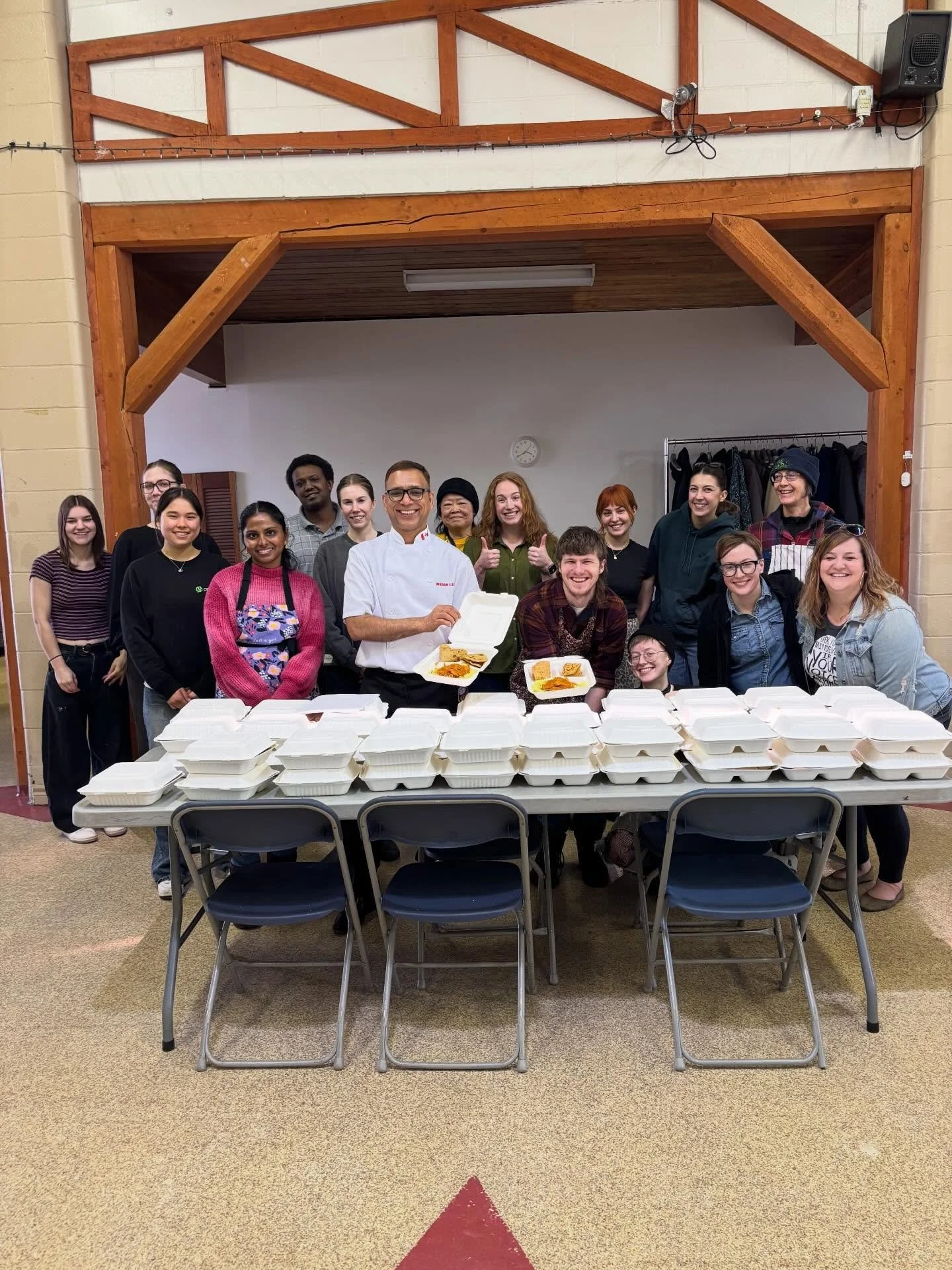 Our second Community Cooks class was a hit! Chef @chefmadanlal walked us through an aromatic Punjabi dish, featuring butter chicken with all the traditional spices, colorful rice pilaf, and crispy folded parathas. It was a warm and delicious meal, an