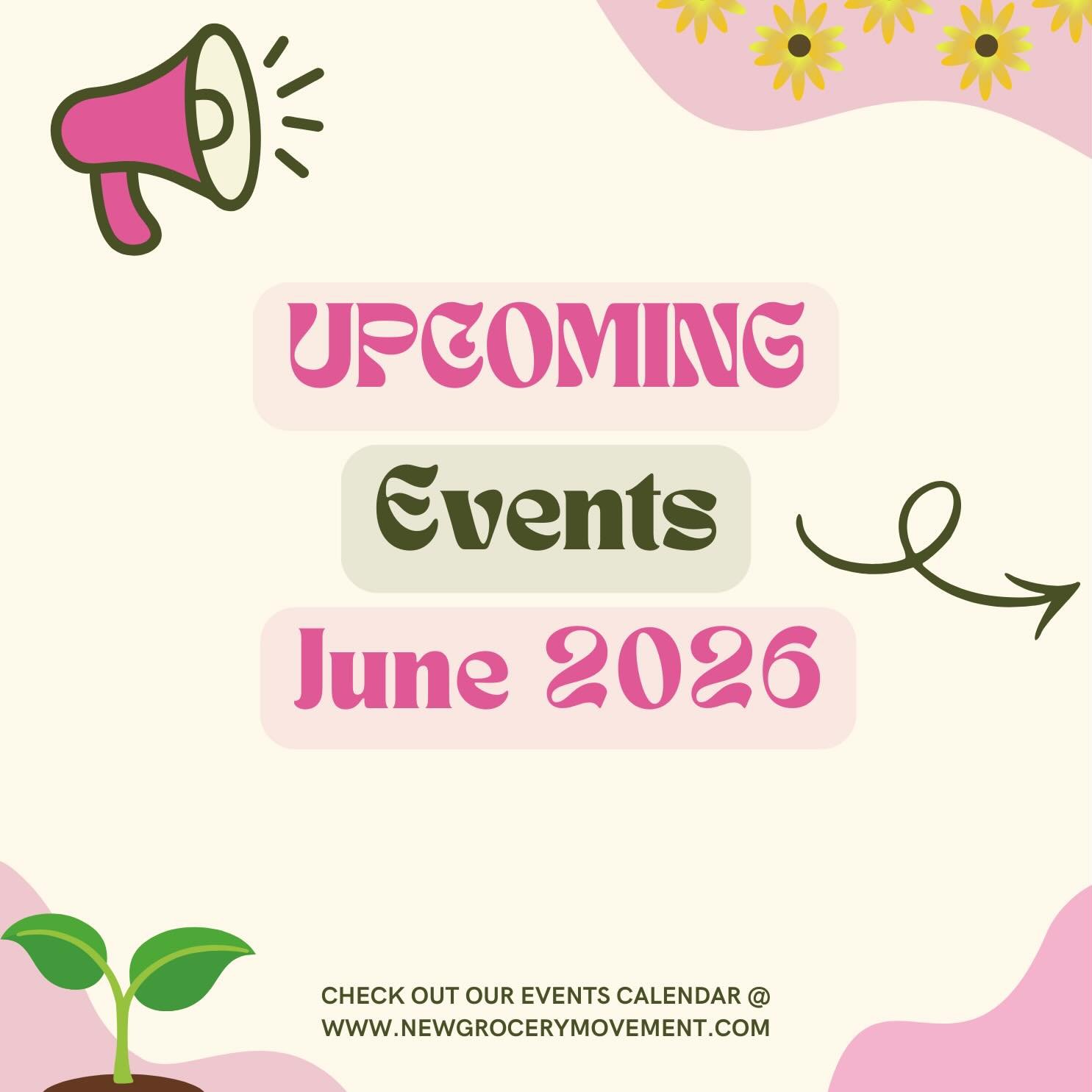 ☀️ A new month is just around the corner, and NGM invites you to join us for exciting garden club and general NGM events this June! You can find more details at the link in our bio!

Garden Club:

🌱 June 6: Collective Garden Day - Join NGM in the ga