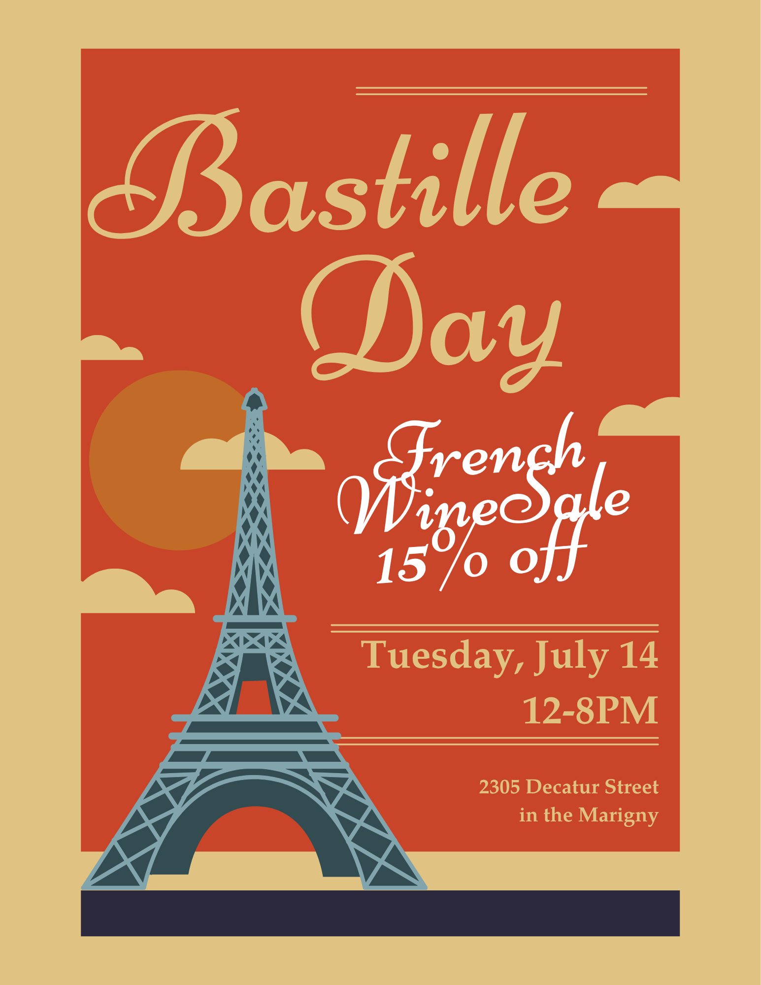 Bastille Day Wine Sale 