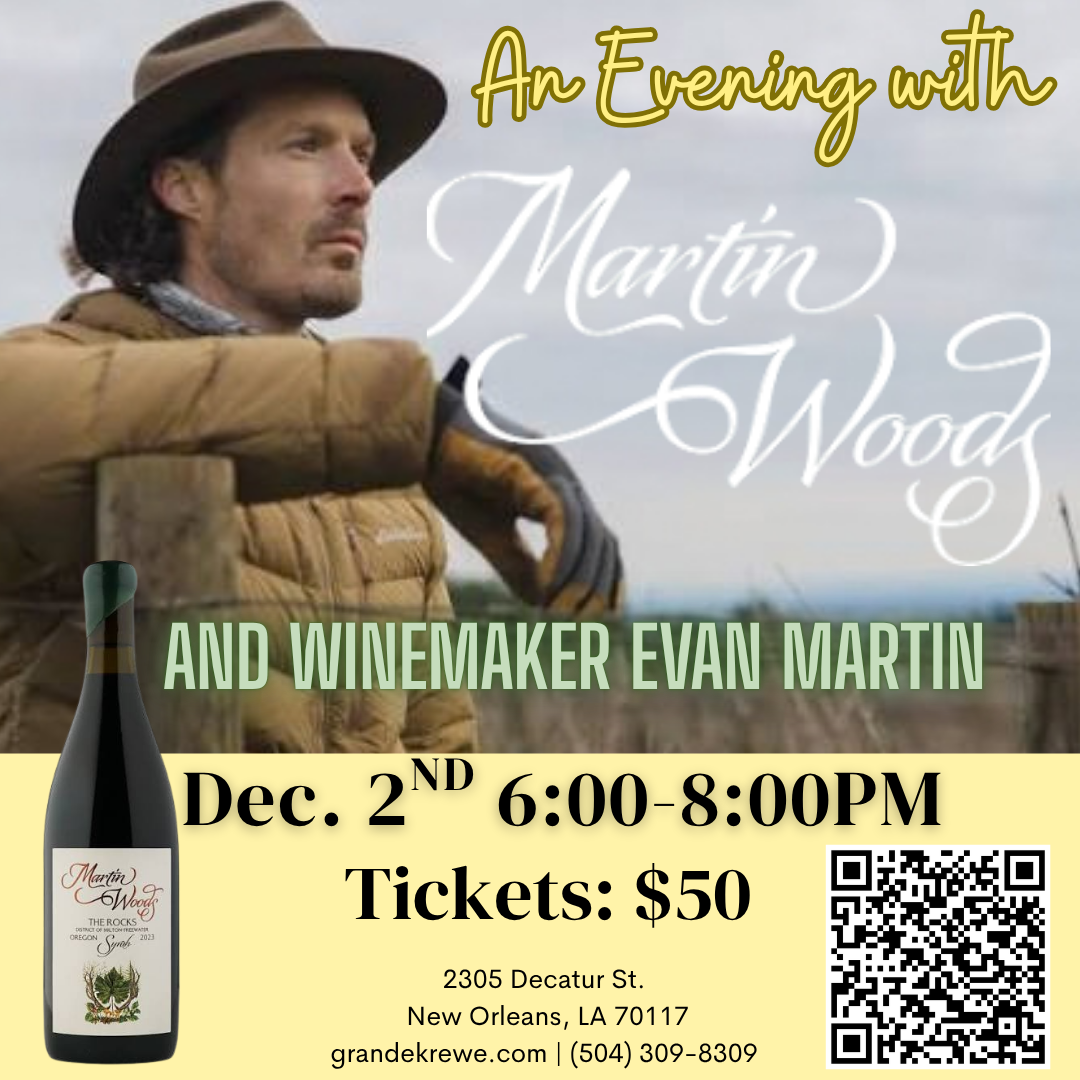 Martin Woods Tasting with Winemaker Evan Martin